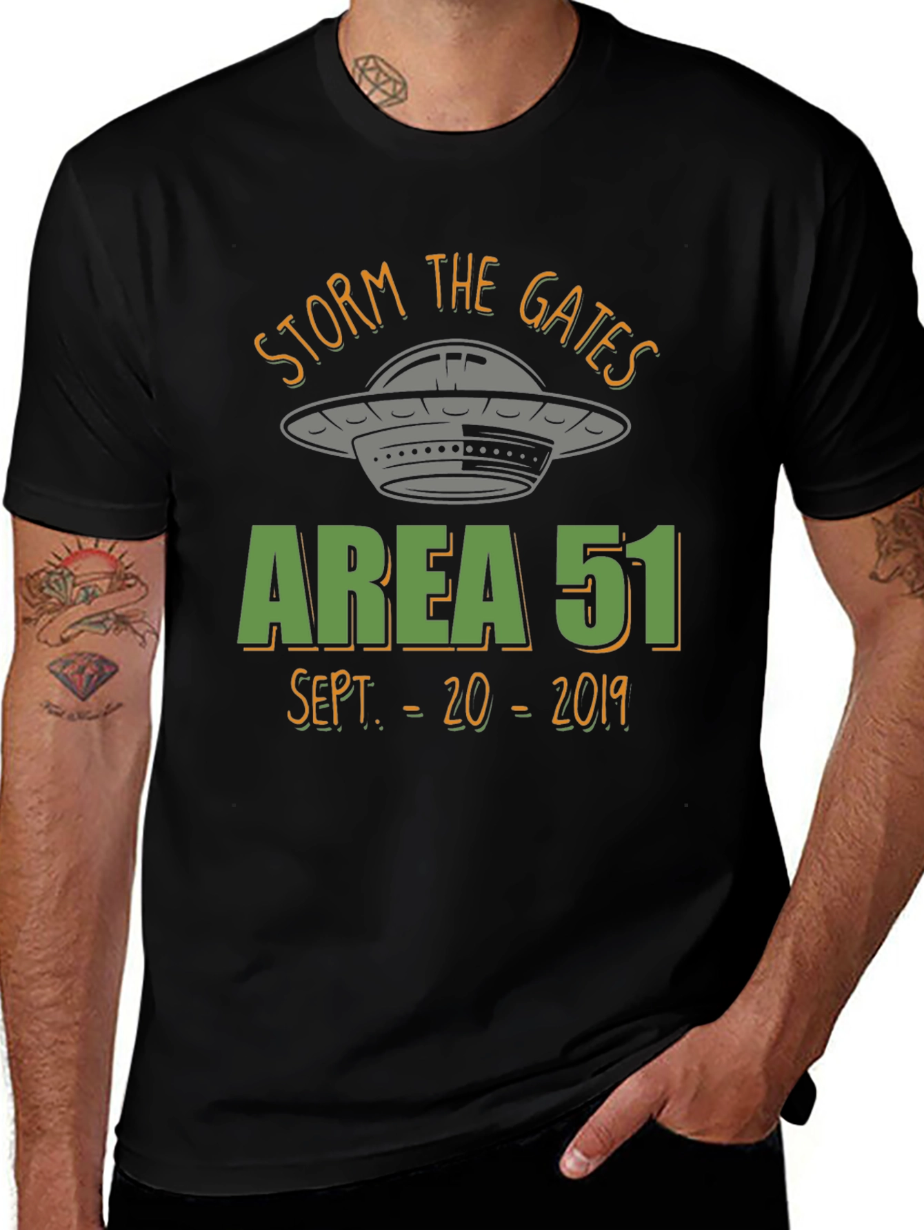 Storm Area 51 T-Shirt - Sept 20, 2019 - Alien Raid Tee