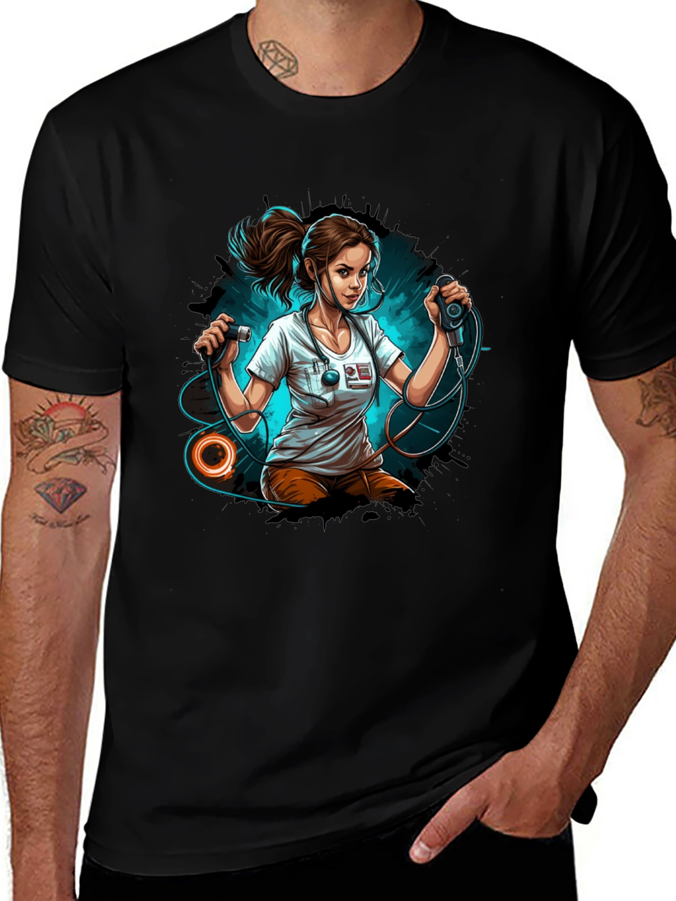 Variant 20 of Nurse T-Shirt - Fitness Professional Graphic Tee