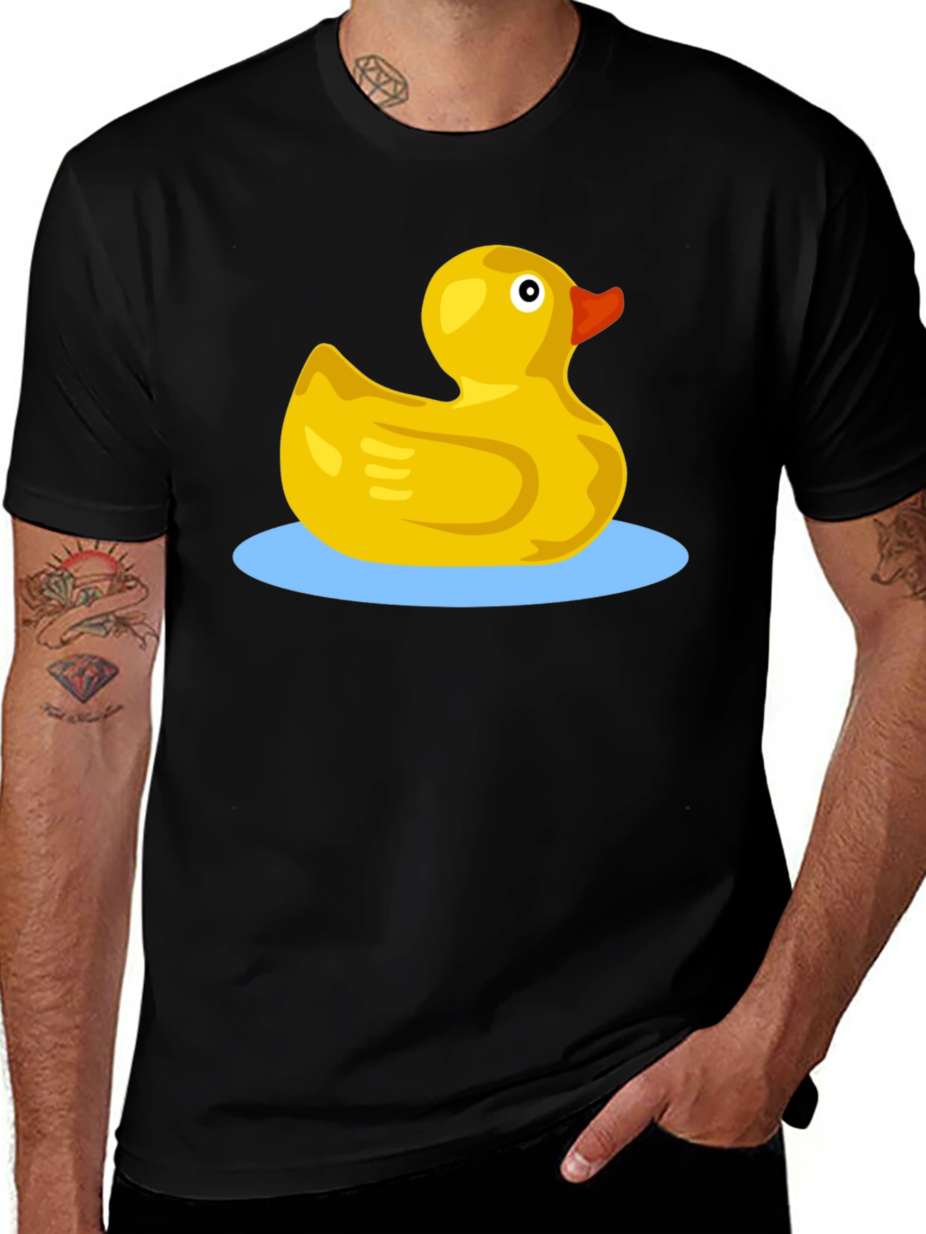Variant 7 of Rubber Duckie T-Shirt - Black