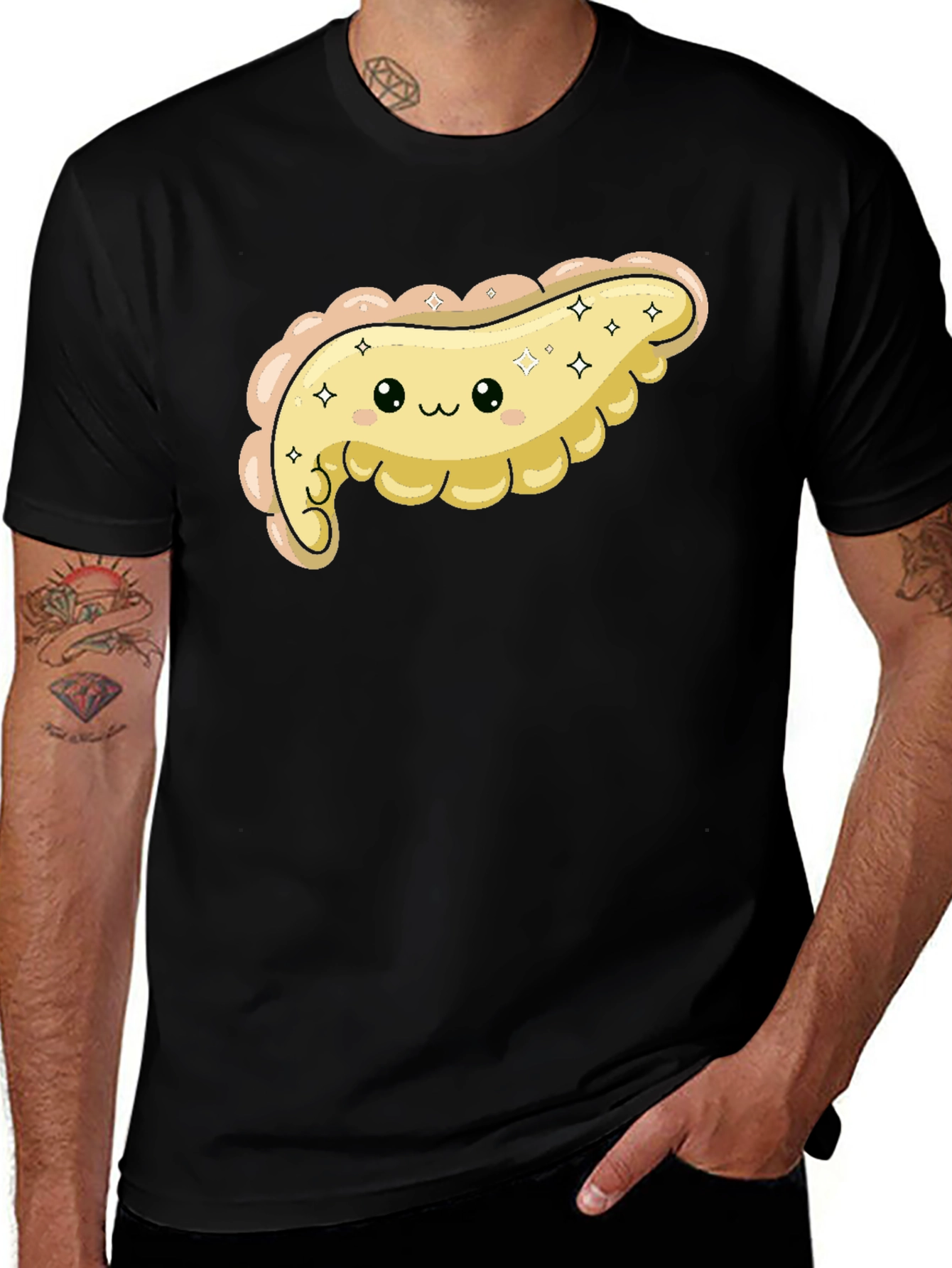 Variant 22 of Cute Pancreas Graphic T-Shirt - Kawaii Organ Tee
