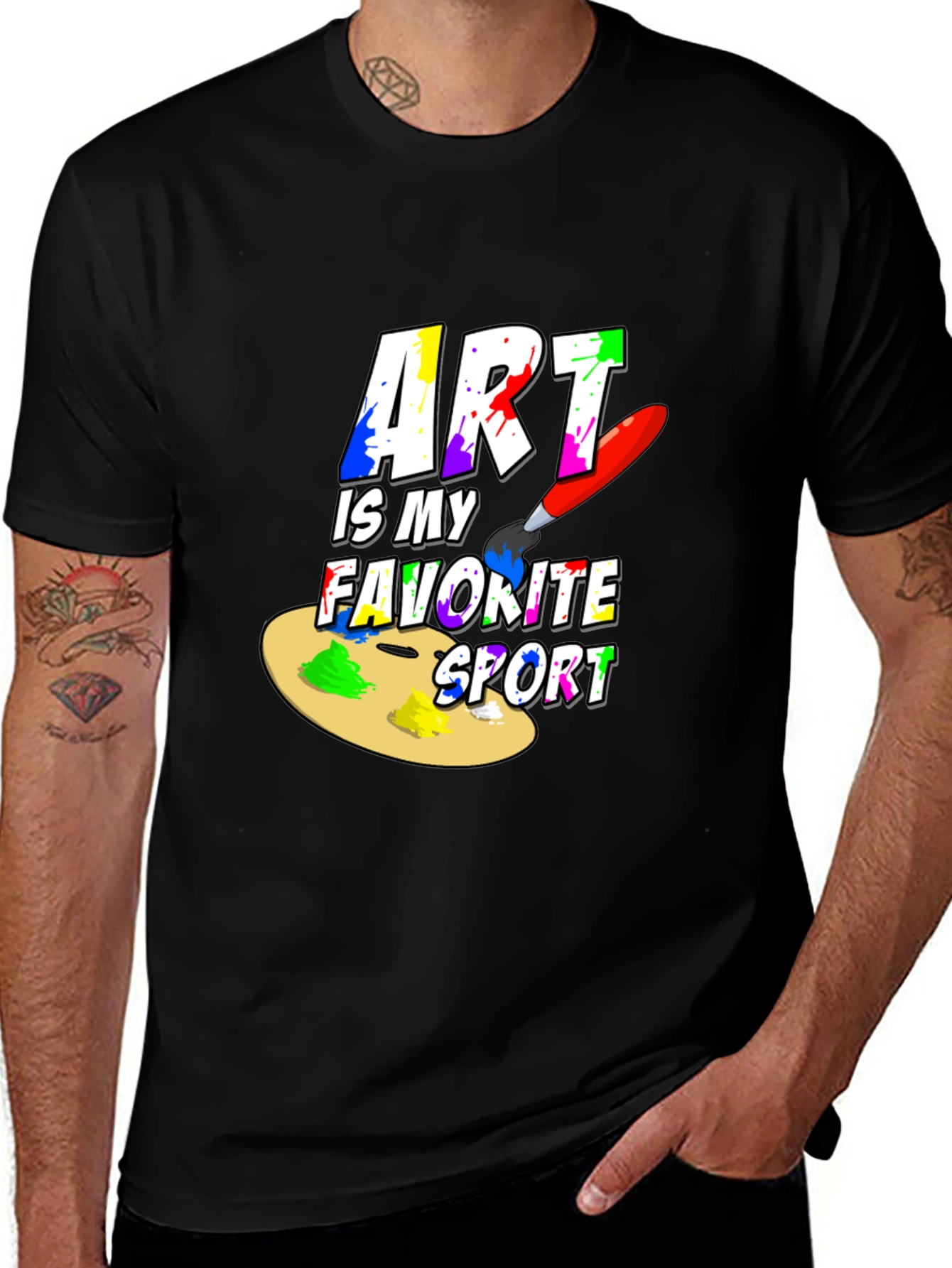 Black Art is My Favorite Sport T-Shirt main image
