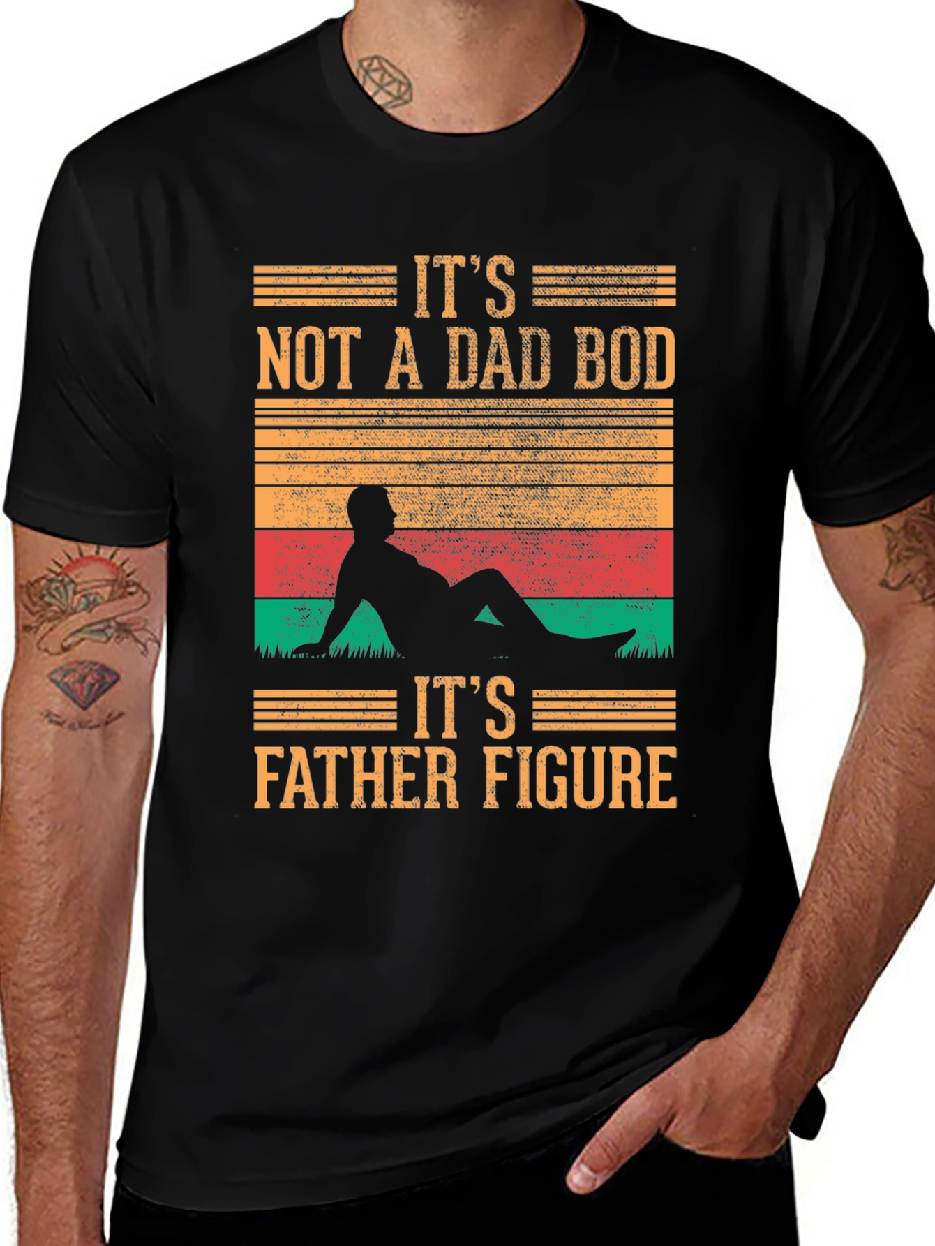 Variant 11 of It's Not A Dad Bod T-Shirt - Father Figure