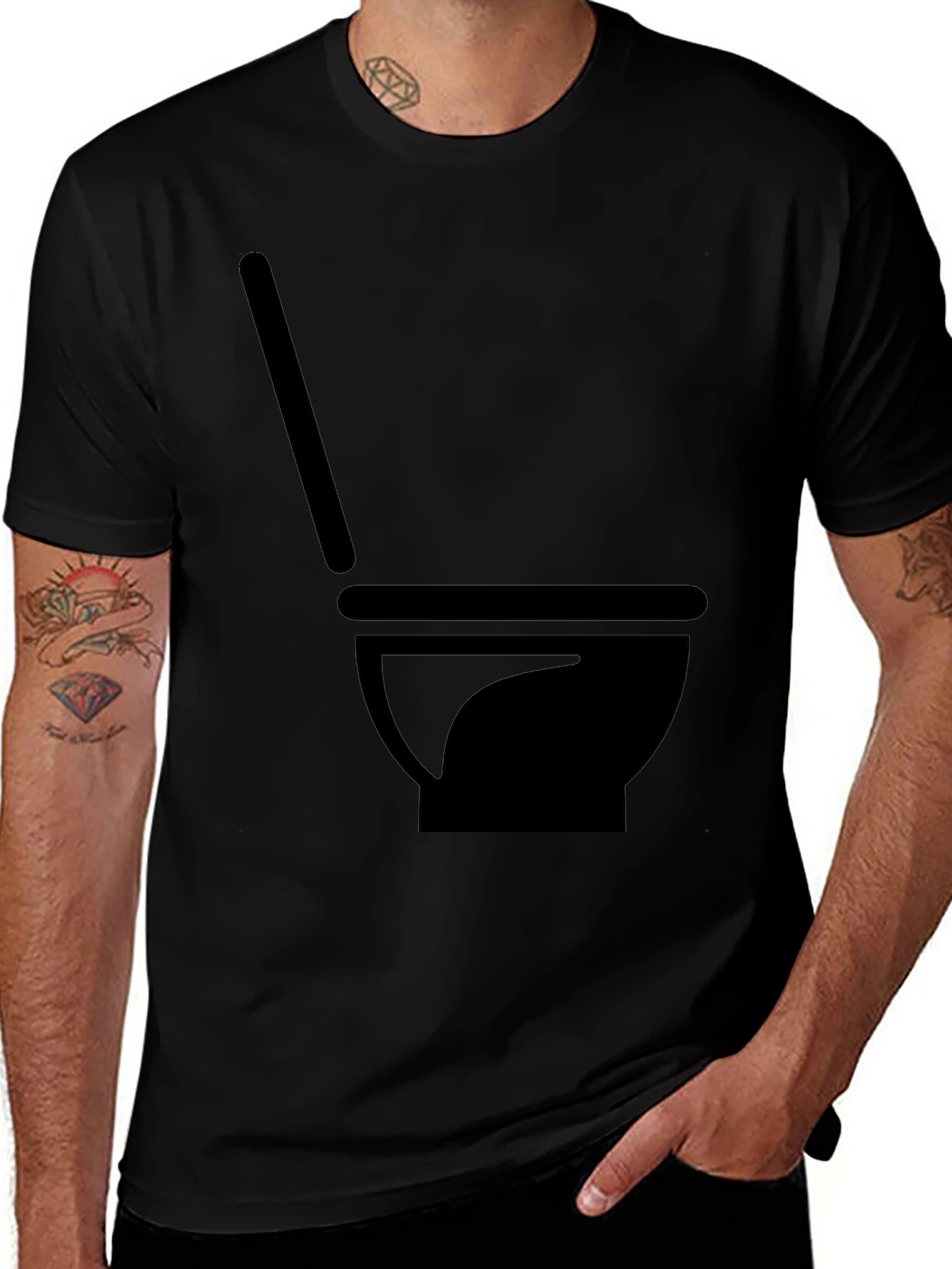 Men's Black Mortar & Pestle Graphic Tee