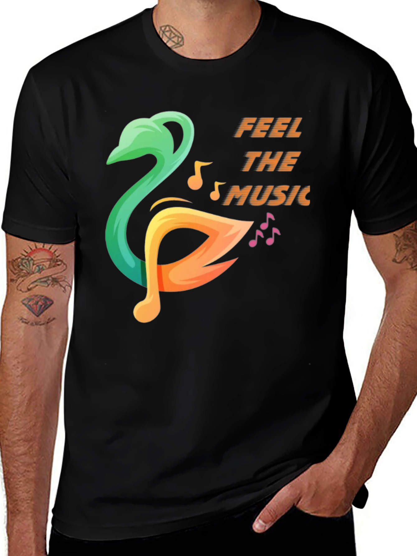 Variant 25 of Feel The Music Graphic Tee