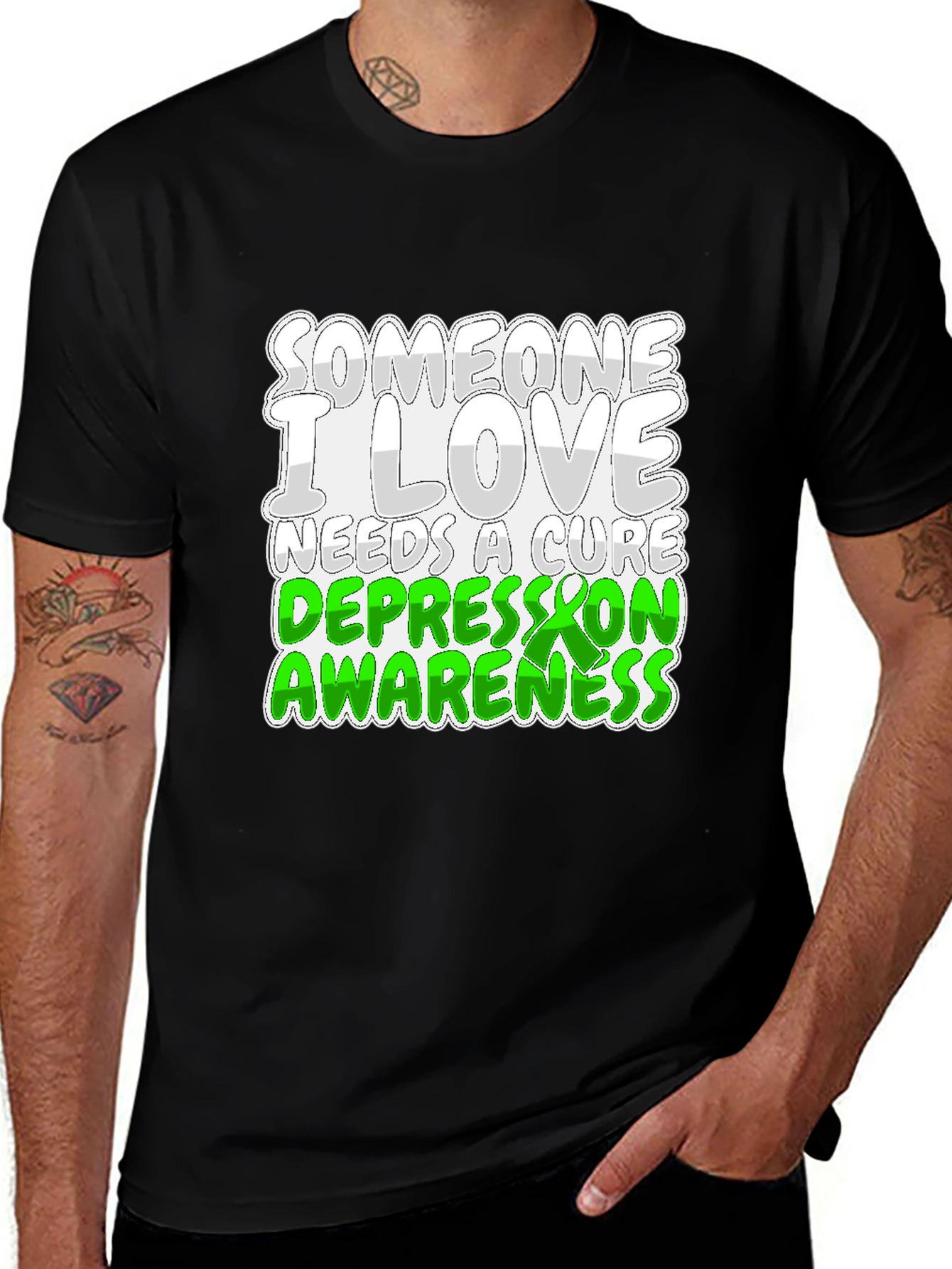 Variant 27 of Depression Awareness T-Shirt - Someone I Love