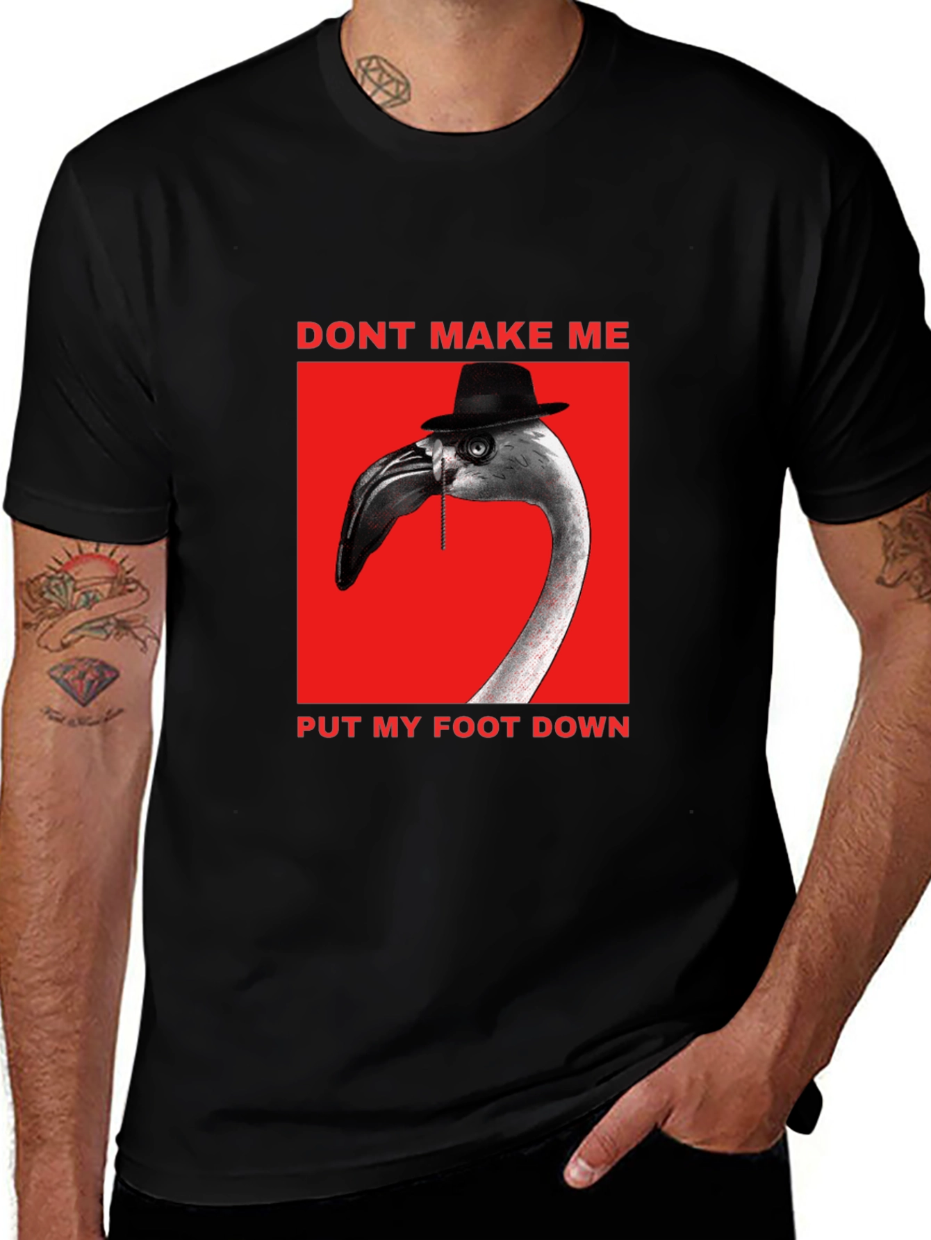 Variant 23 of Funny Flamingo Don't Make Me T-Shirt