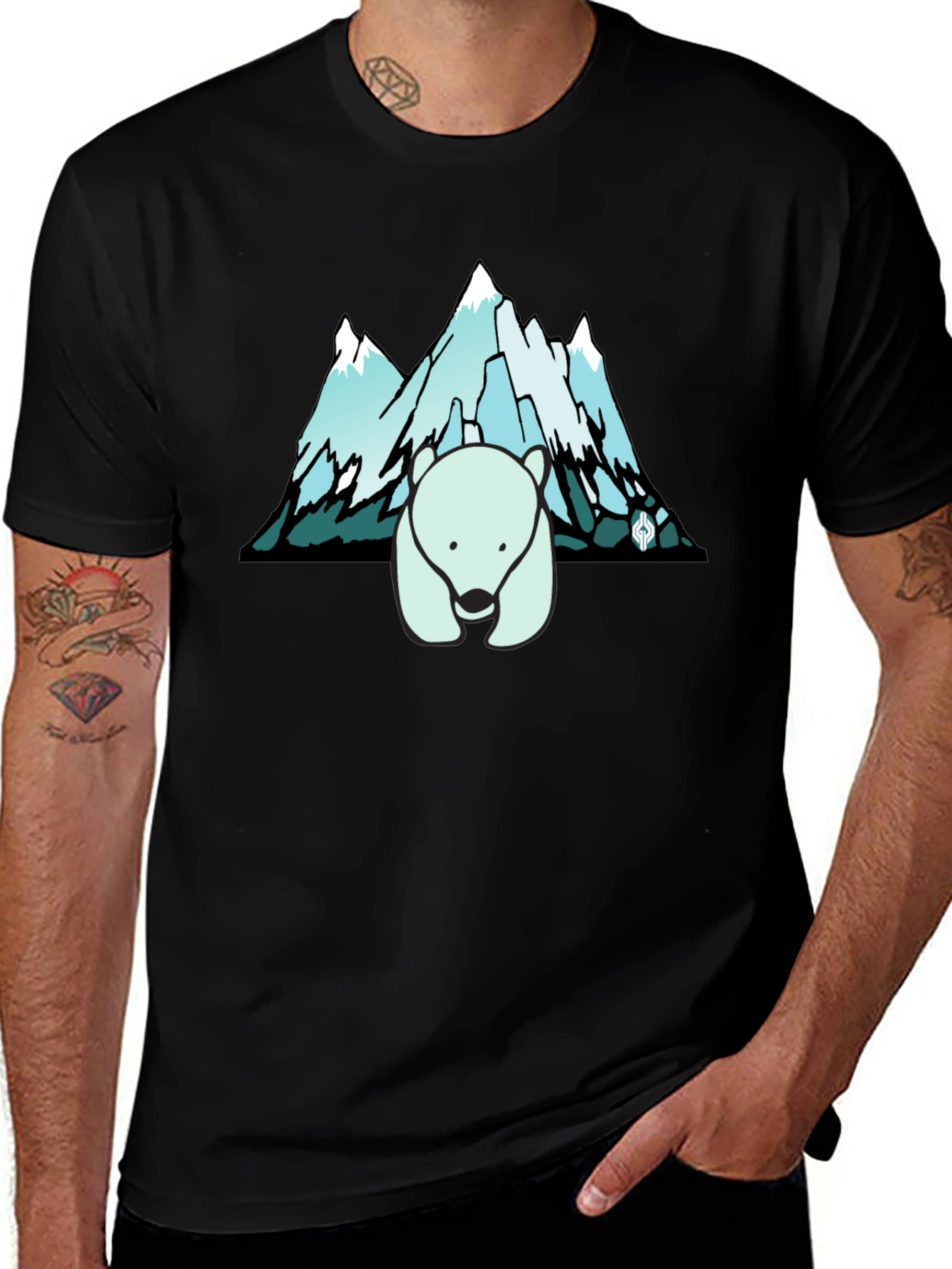 Variant 29 of Arctic Bear Mountain T-Shirt