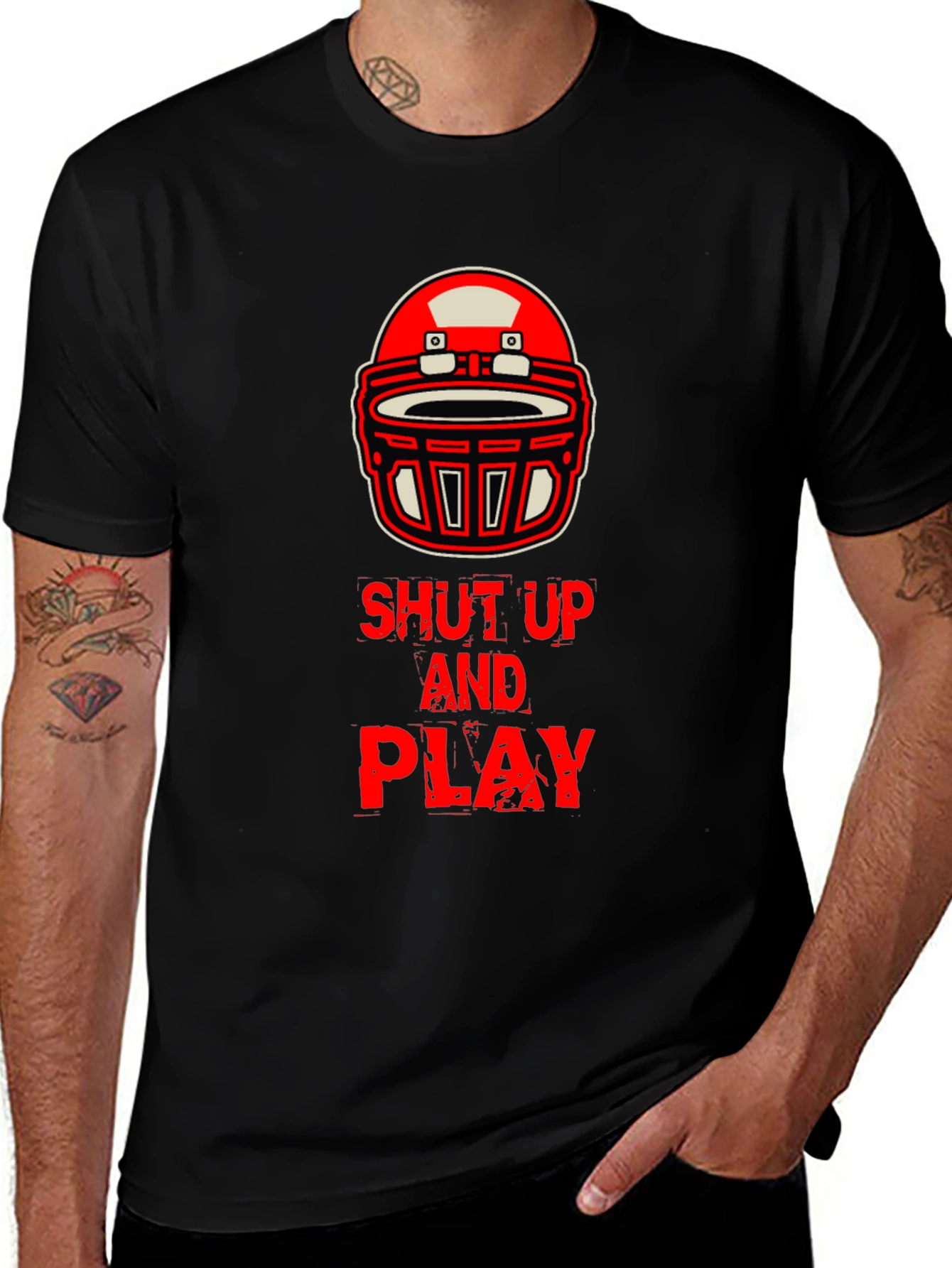 Variant 28 of Shut Up and Play Football T-Shirt