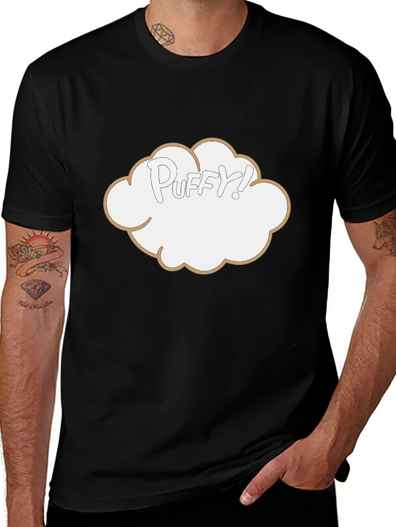 Variant 9 of Puffy! Graphic T-Shirt - Soft Cotton Blend