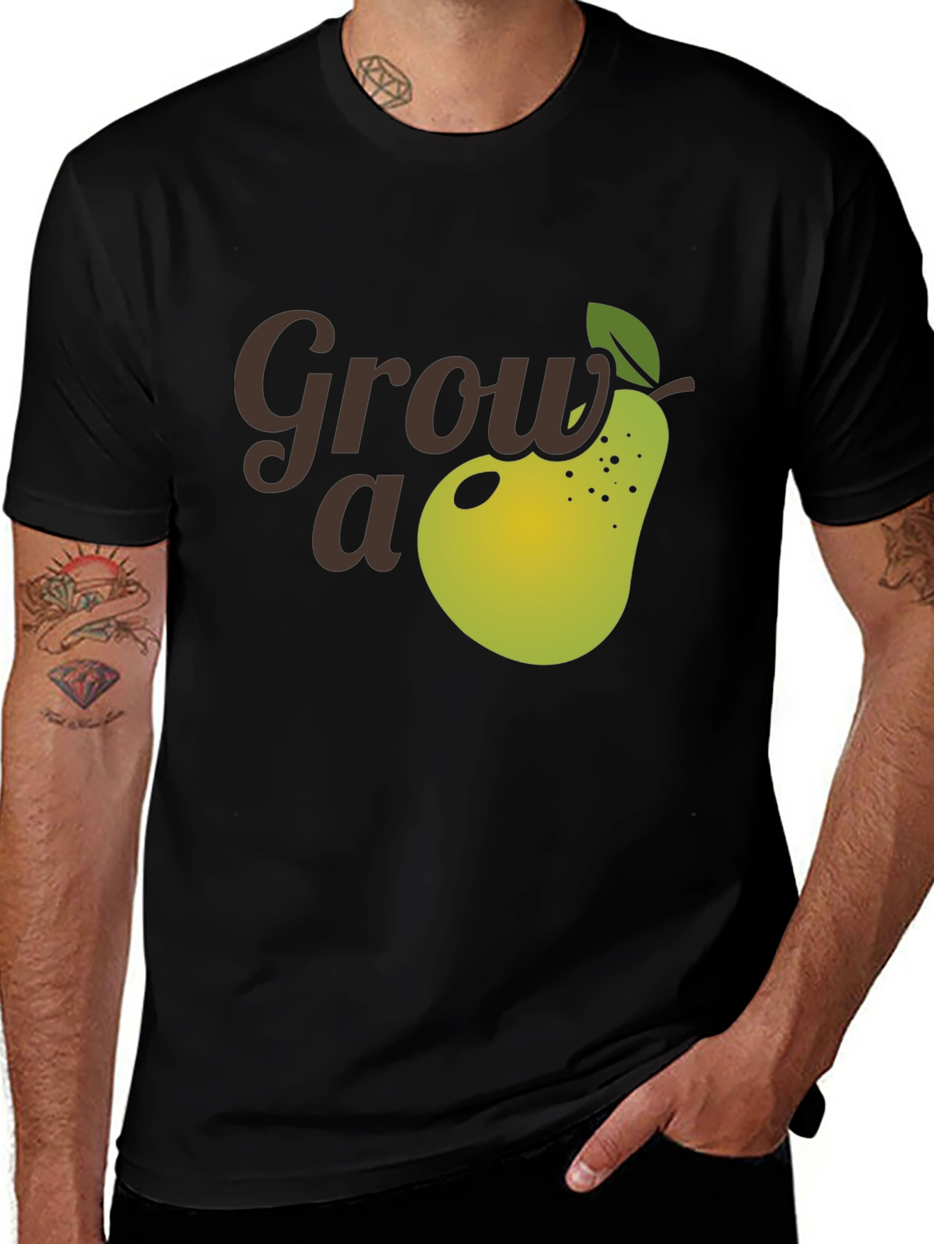 Grow a Pear Funny Graphic Tee
