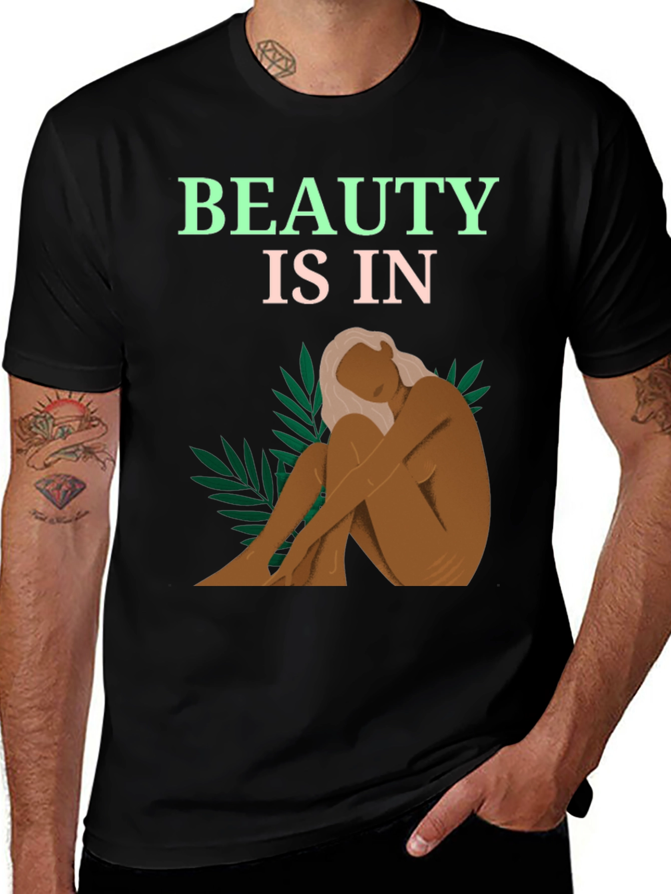 Variant 23 of Beauty Within Graphic Tee - Unisex Casual Shirt