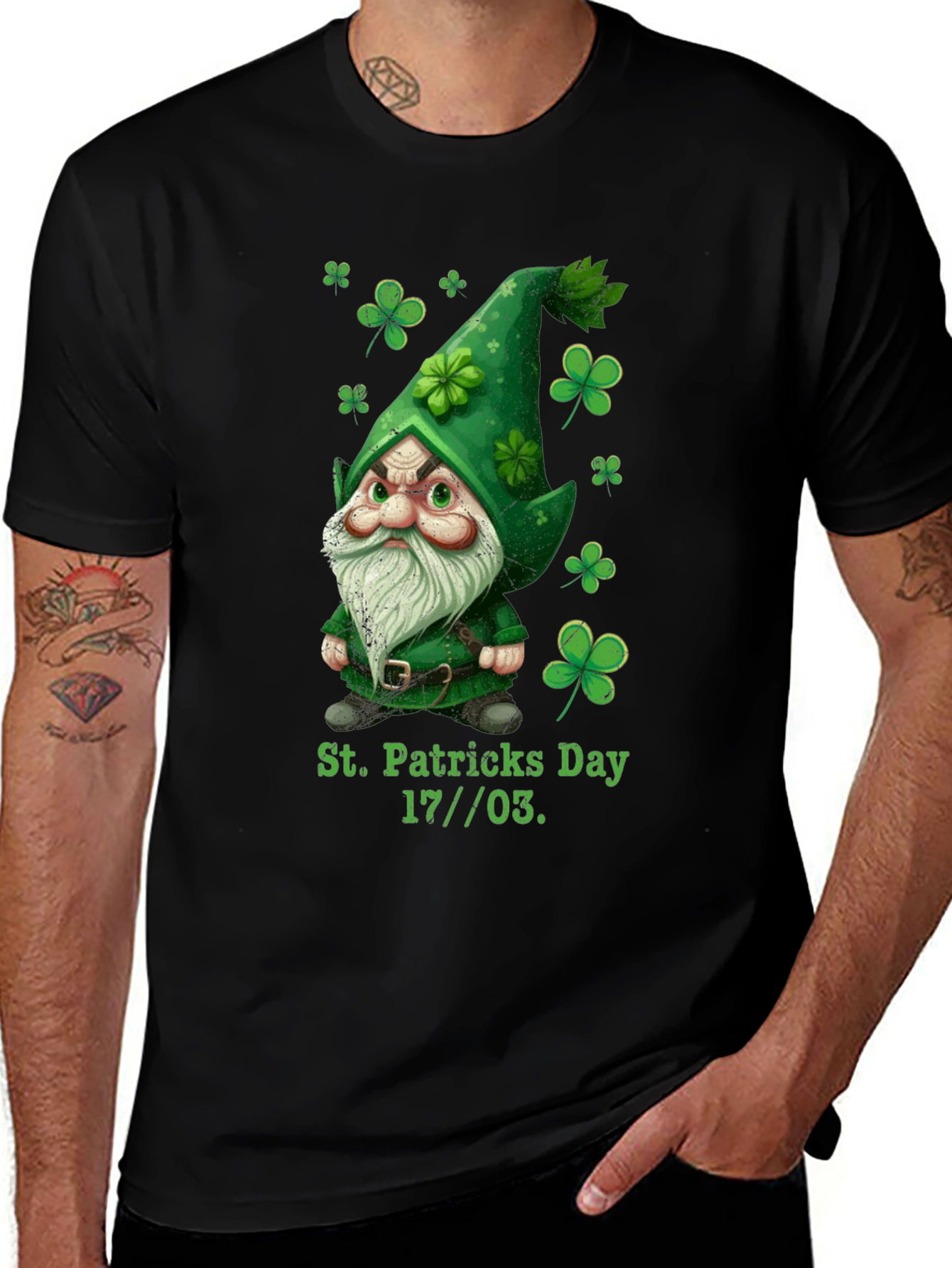 Variant 13 of St. Patrick's Day Gnome Graphic Tee