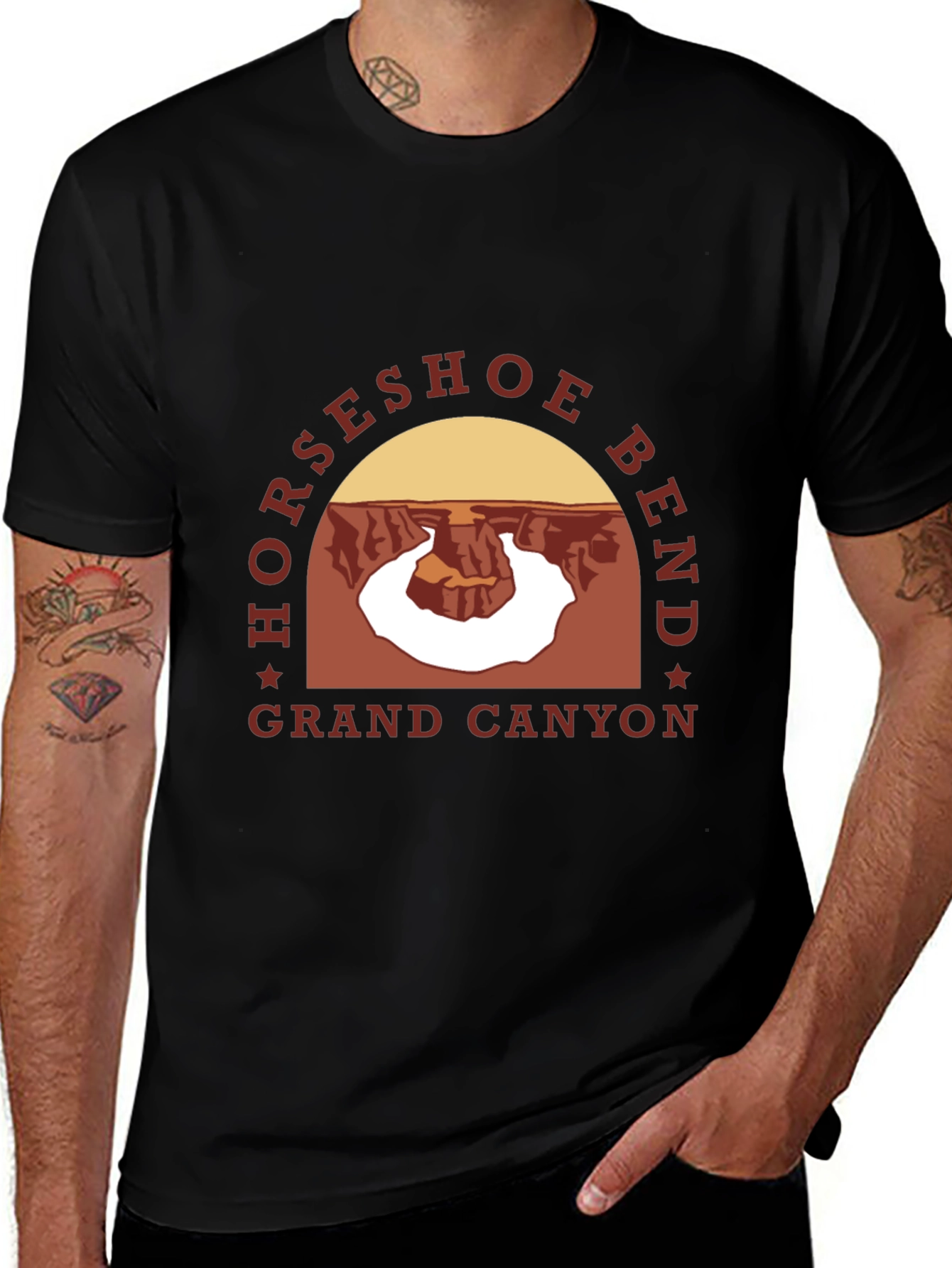 Variant 8 of Horseshoe Bend Grand Canyon Graphic Tee