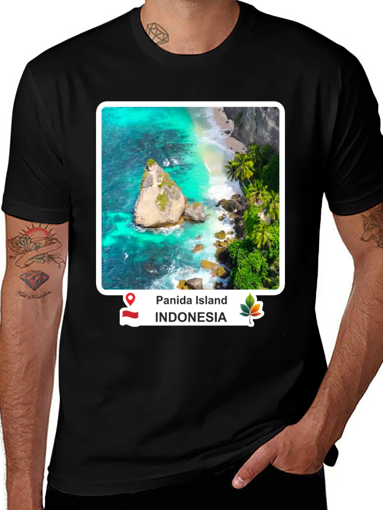 Panida Island Indonesia Graphic T-Shirt
