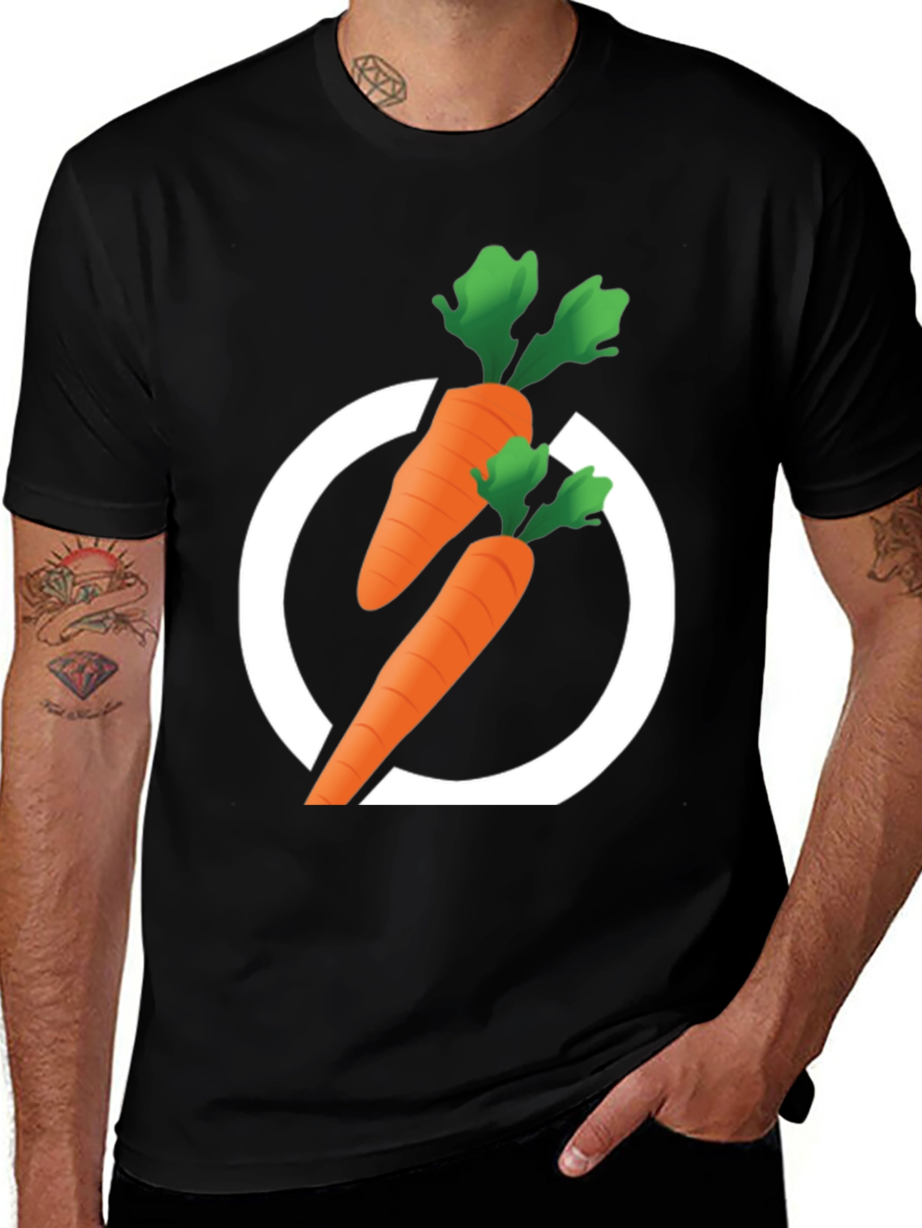 Variant 8 of Carrot Graphic Tee - Unisex Cotton T-Shirt