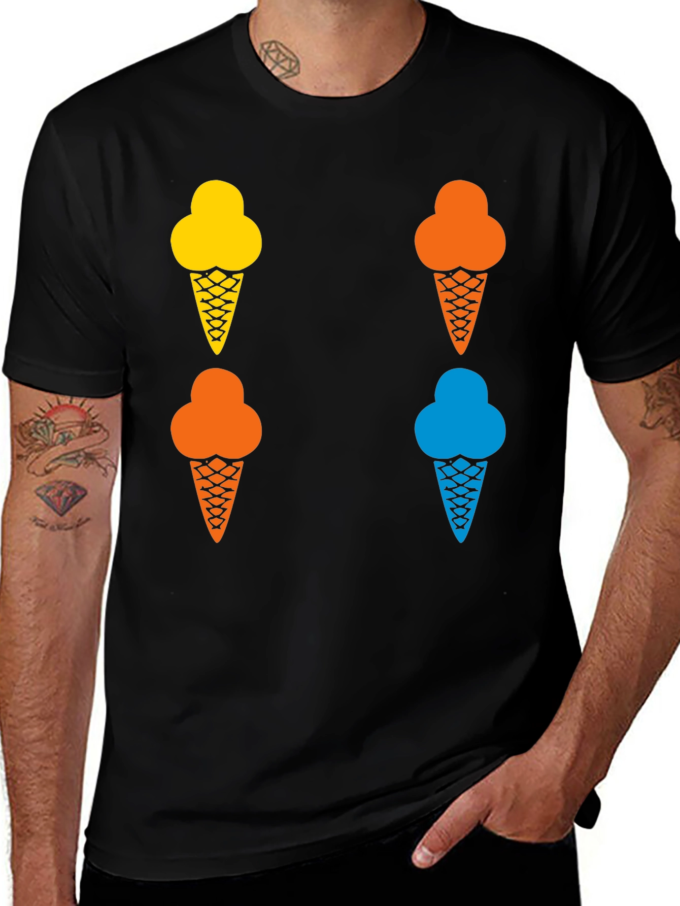 Variant 17 of Fun Ice Cream Graphic Tee
