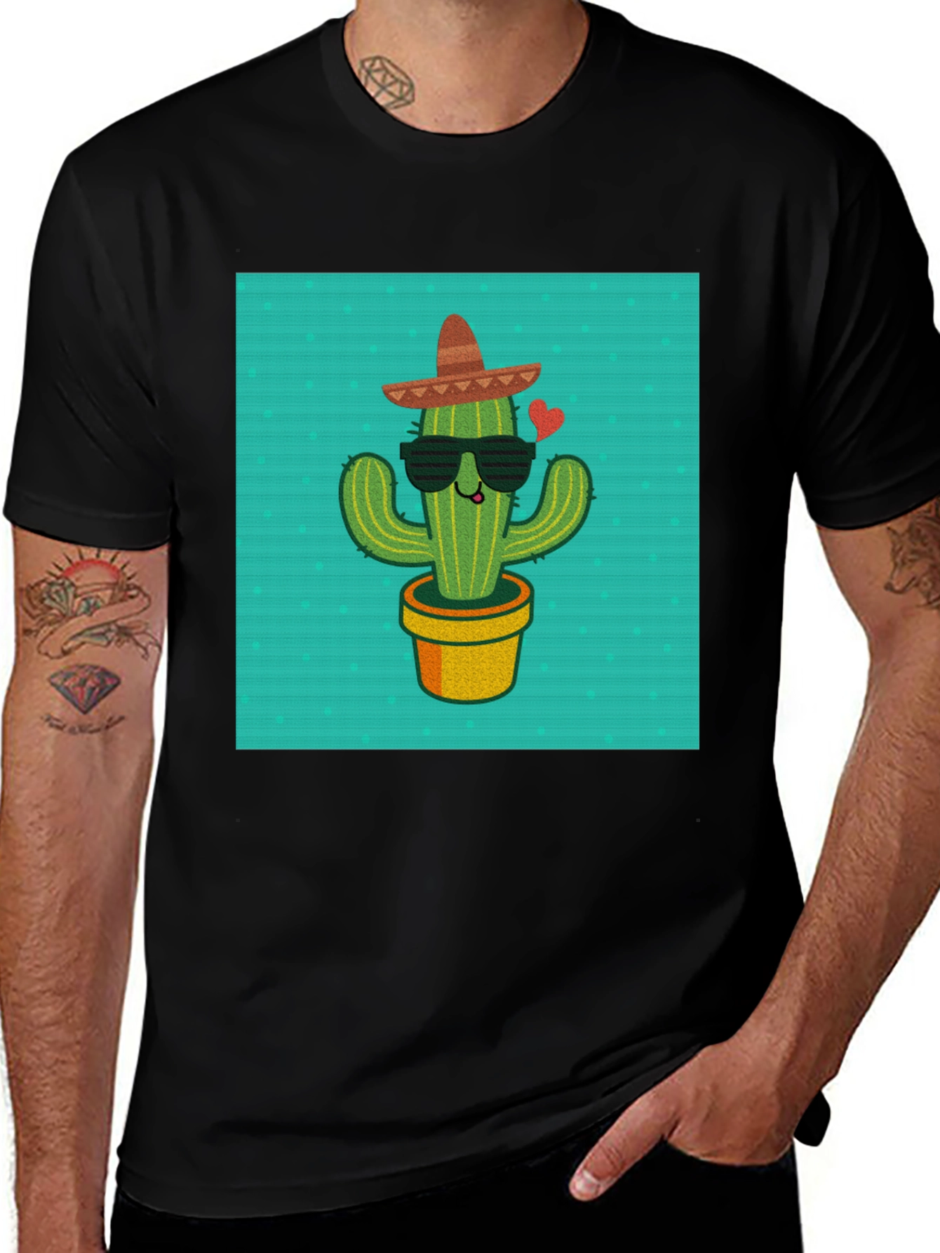 Variant 4 of Cool Cactus T-Shirt