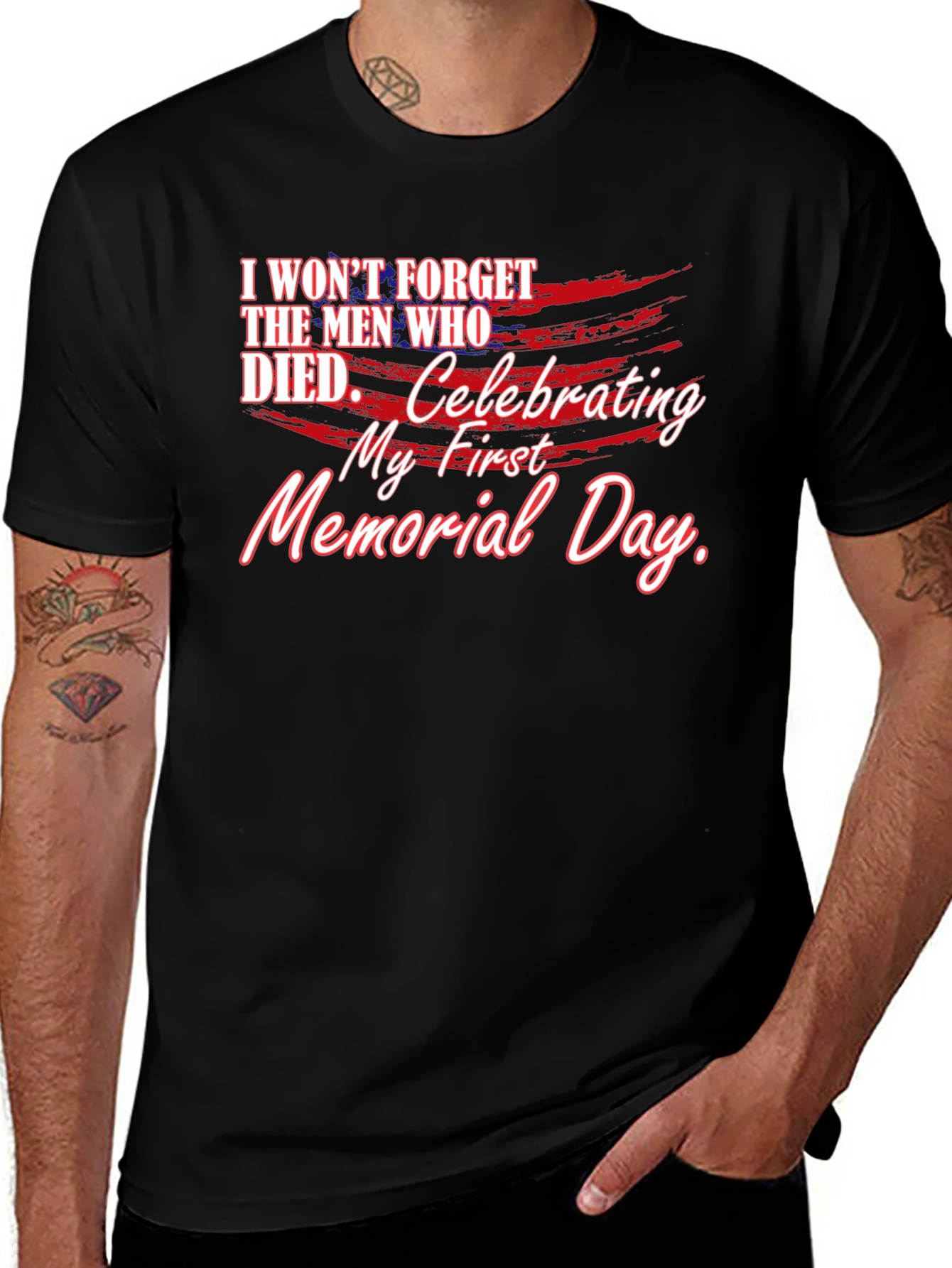 Variant 4 of Memorial Day Tribute T-Shirt