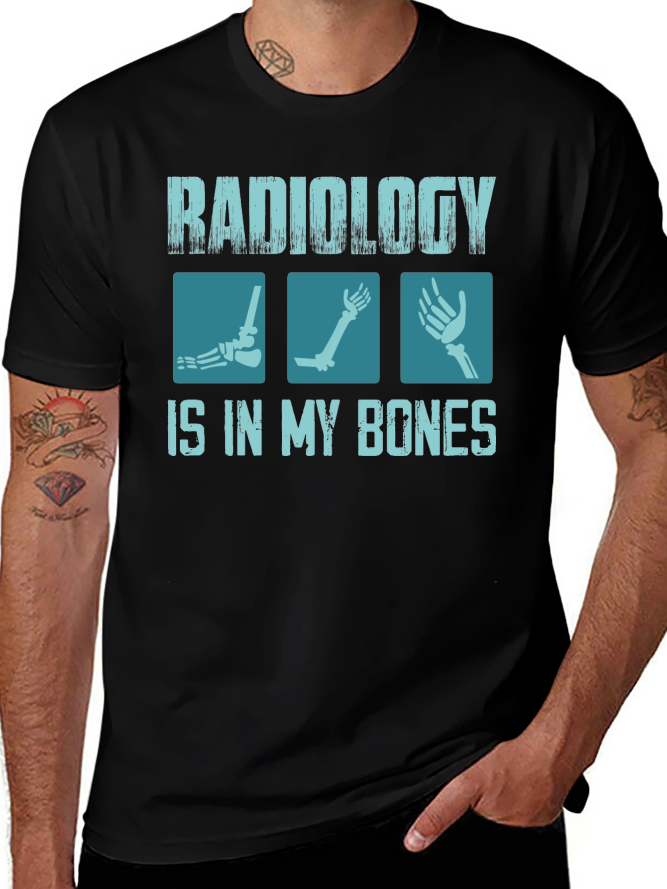 Radiology Bones T-Shirt - Medical Humor Tee