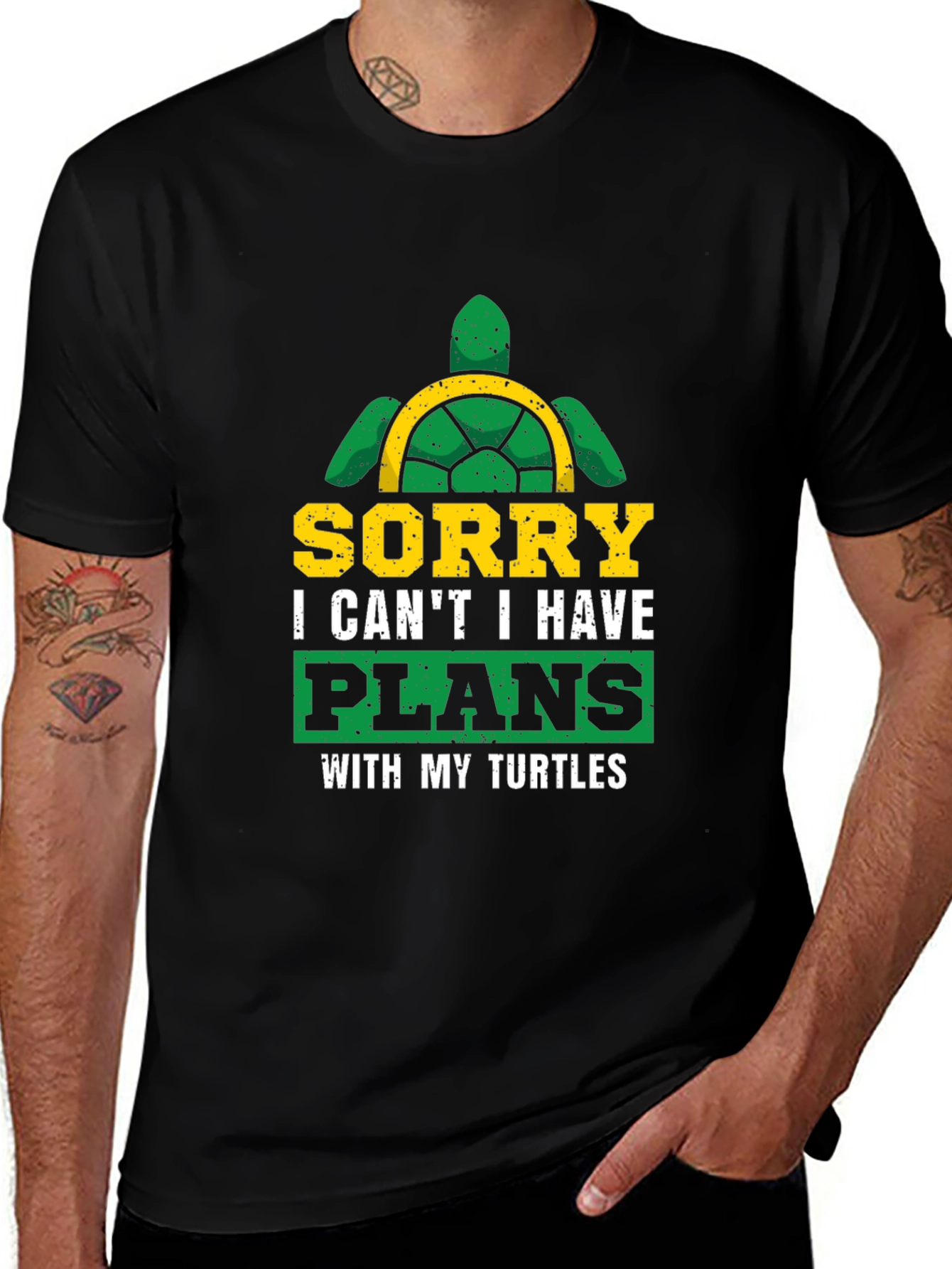 Variant 14 of Sorry, I Have Plans With My Turtles T-Shirt