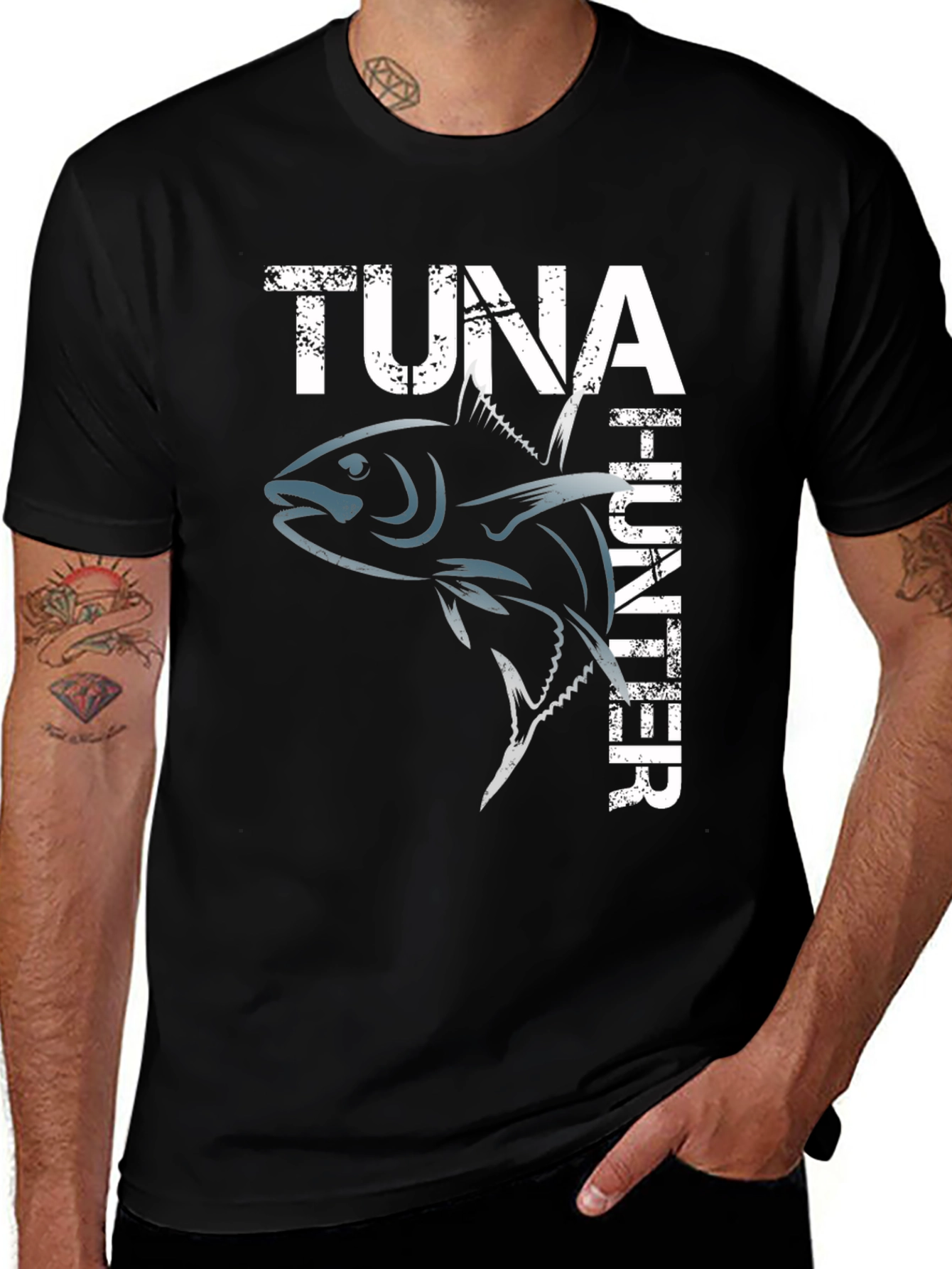 Tuna Hunter Graphic T-Shirt - Fishing Tee