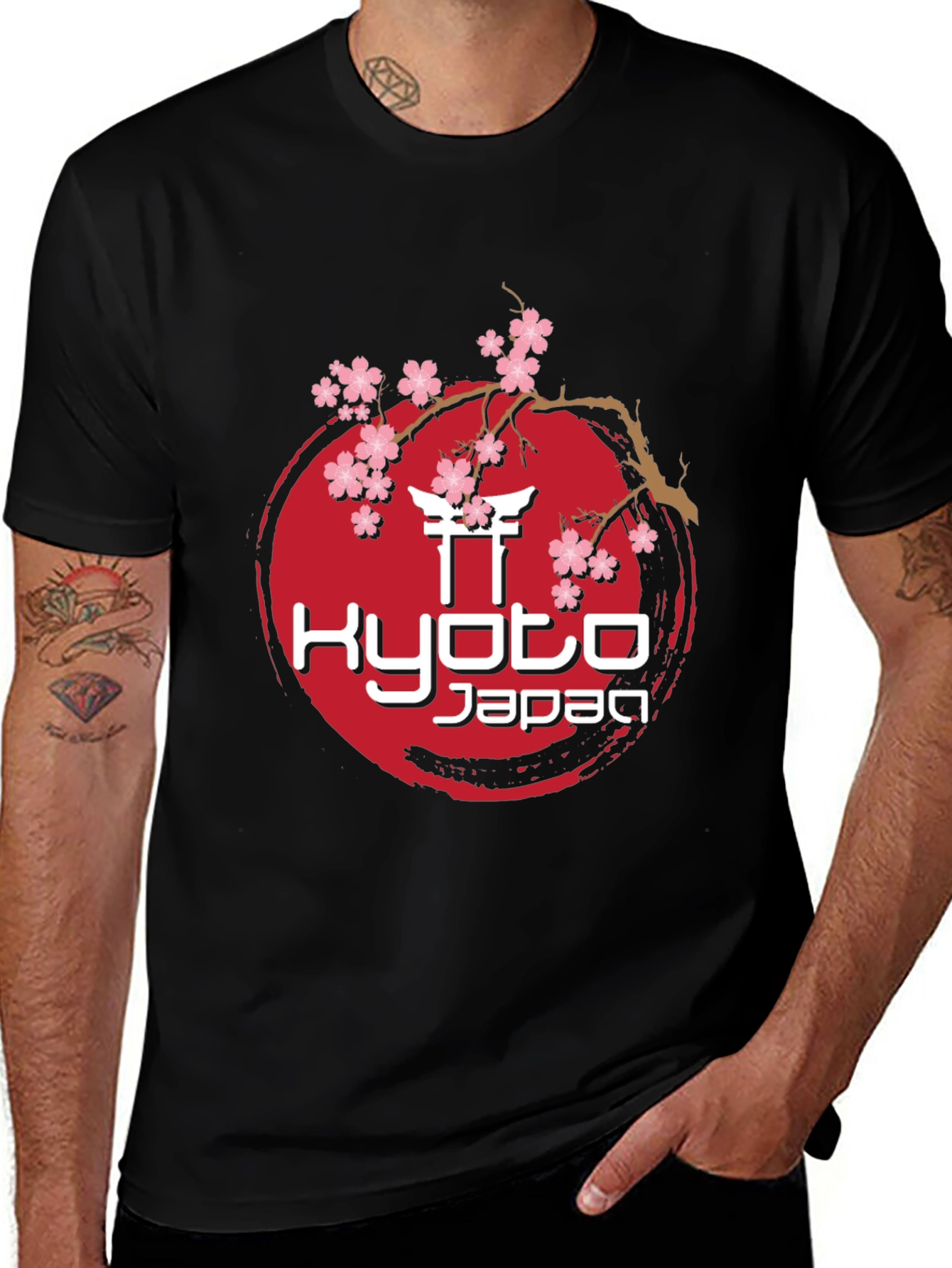 Kyoto Japan Sakura Blossom Graphic T-Shirt