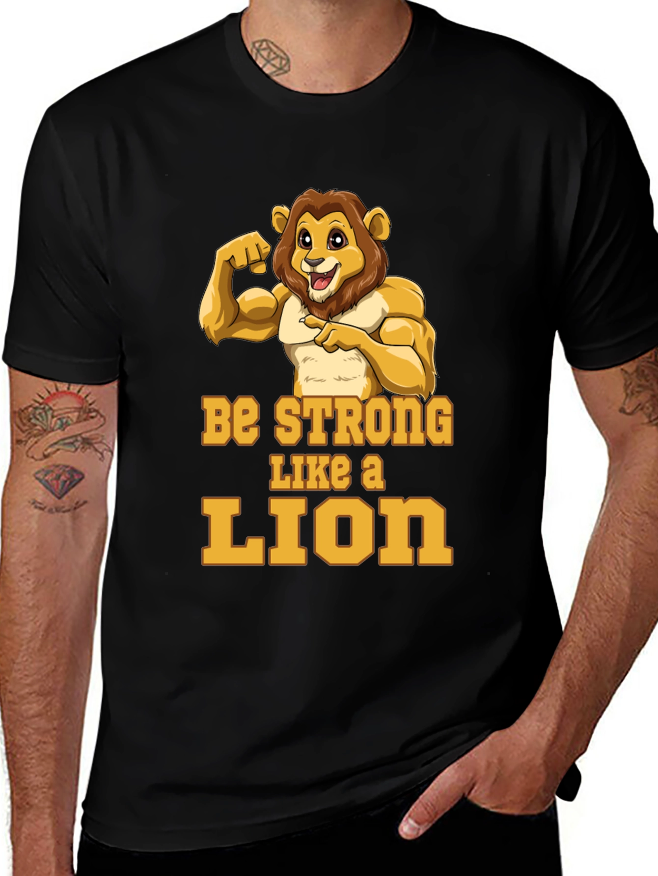 Variant 14 of Be Strong Like A Lion T-Shirt