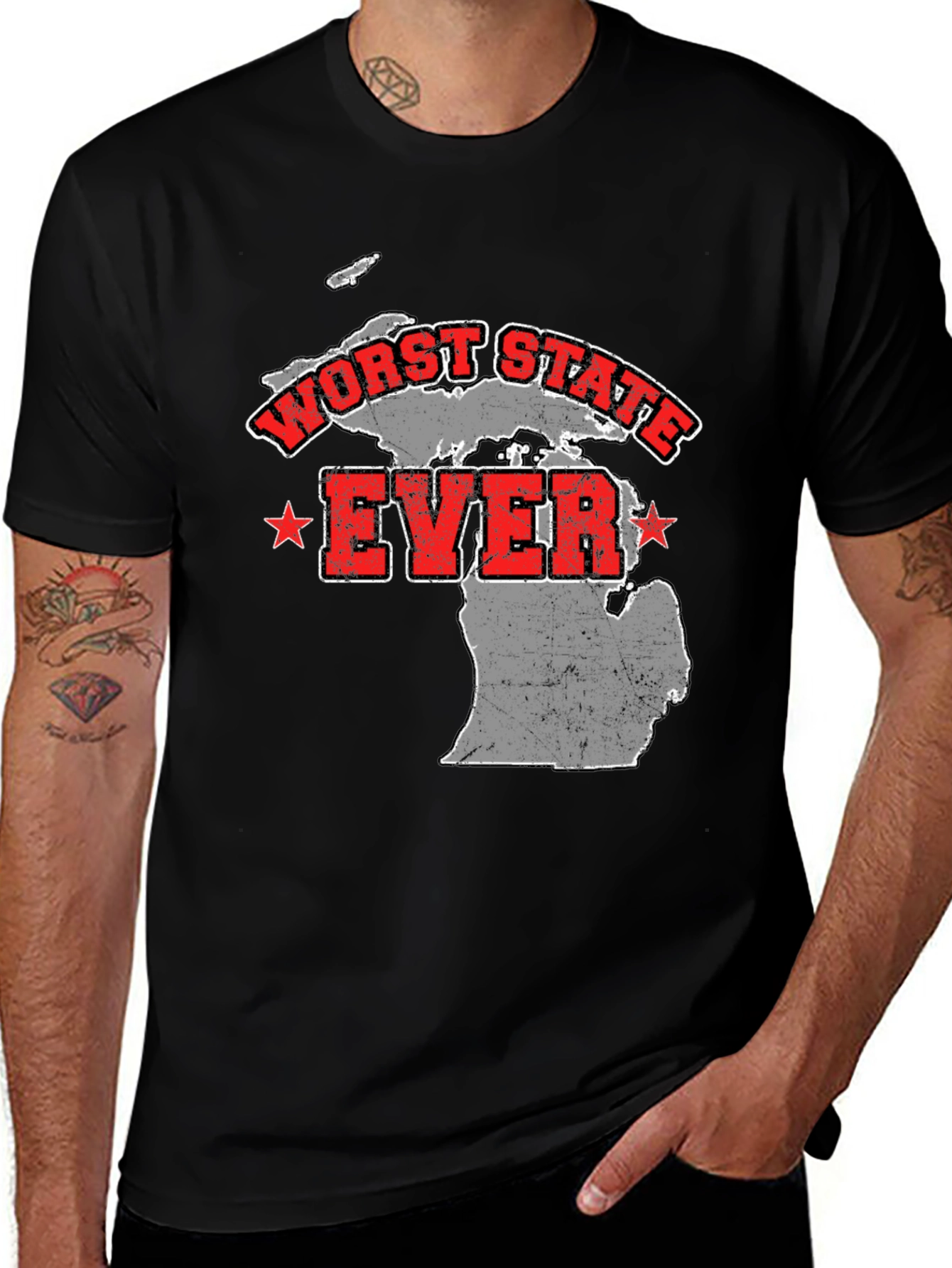 Variant 8 of Worst State Ever T-Shirt