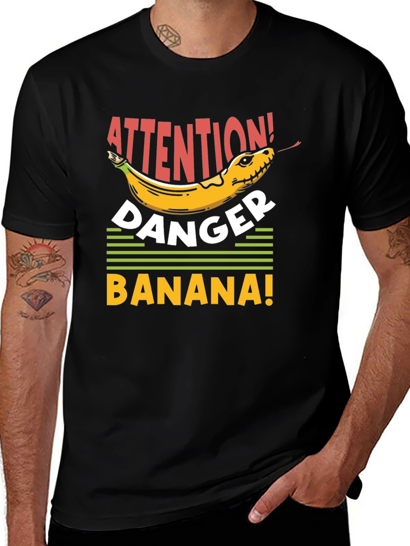 Variant 17 of Attention! Danger Banana T-Shirt