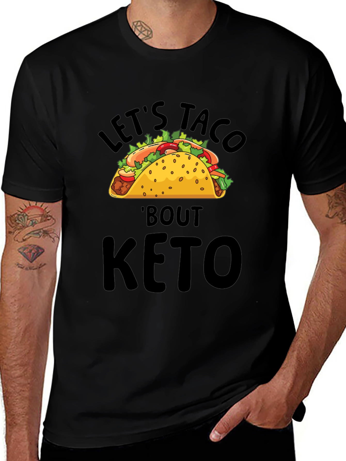 Variant 29 of Let's Taco 'Bout Keto T-Shirt