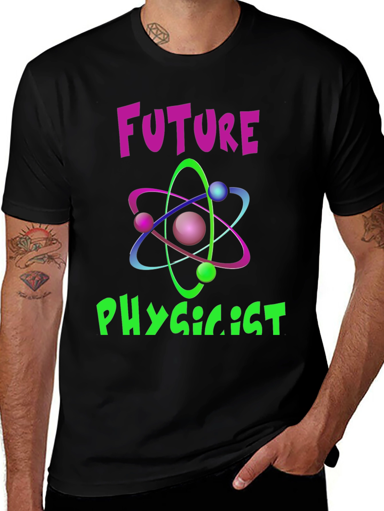 Future Physicist T-Shirt - Science Atom Design