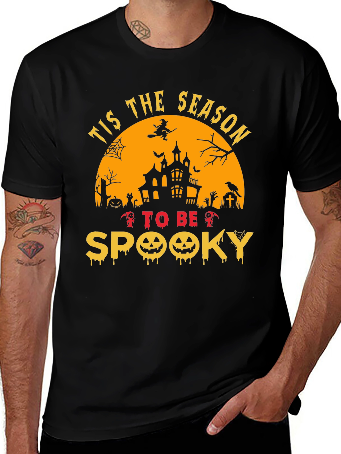 Variant 4 of Tis The Season To Be Spooky Halloween T-Shirt