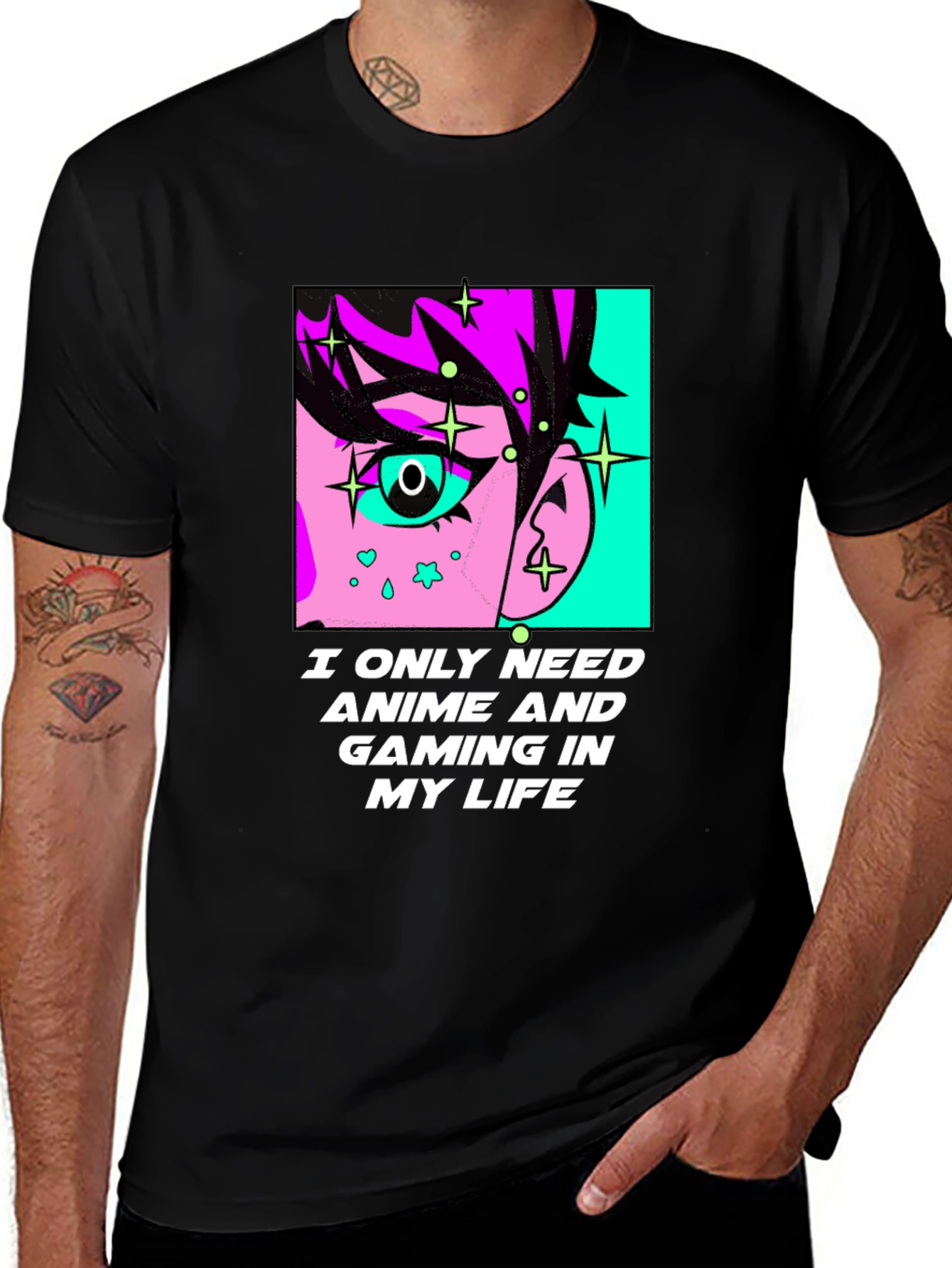 Variant 12 of Anime and Gaming Lover's T-Shirt