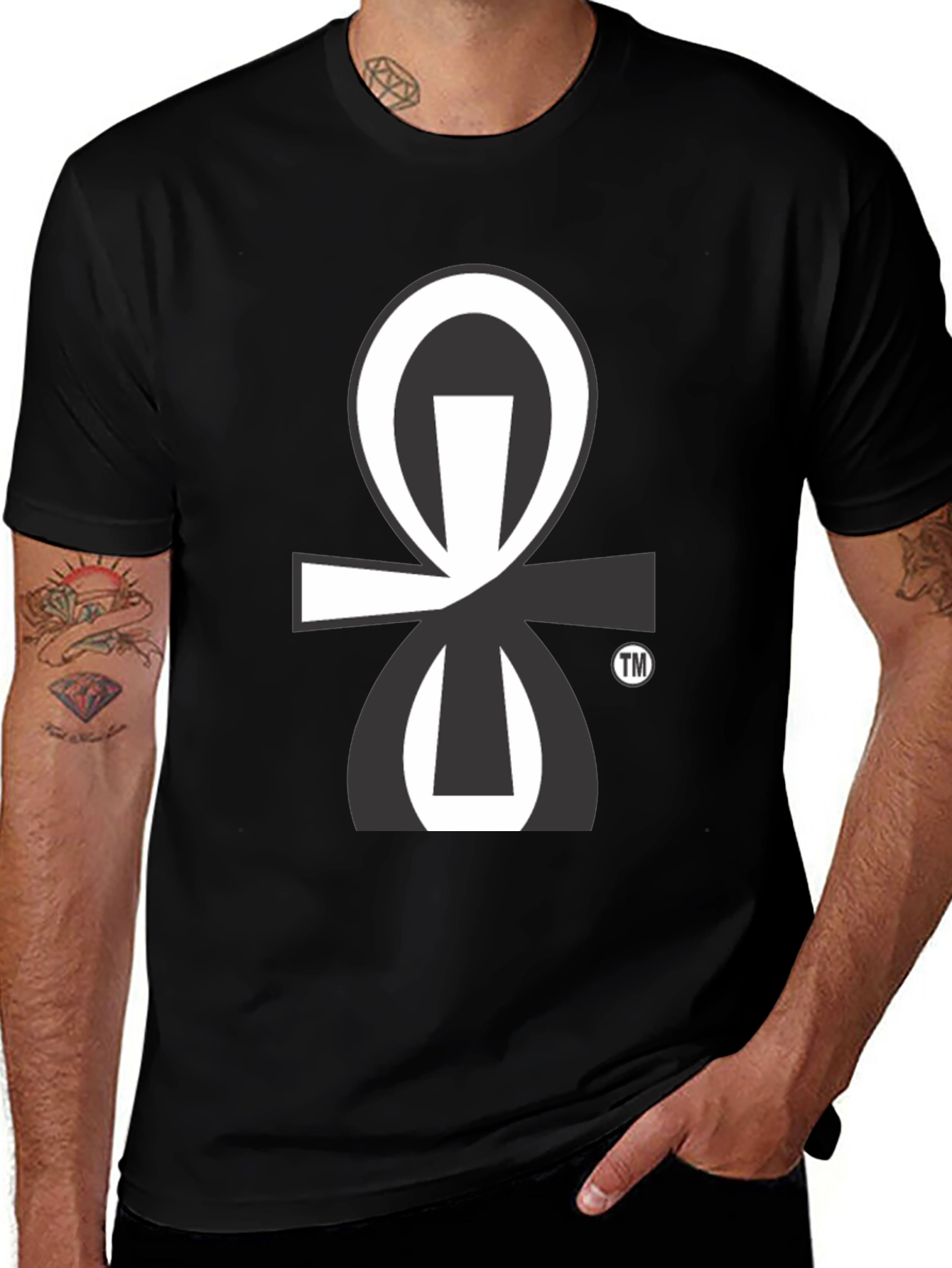 Variant 12 of Modern Ankh Graphic Tee - Unisex Casual Style