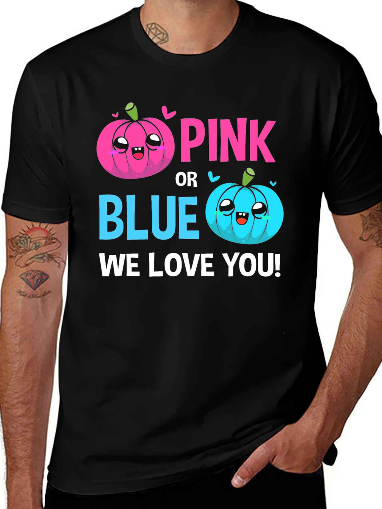 Variant 19 of Pink or Blue Gender Reveal T-Shirt