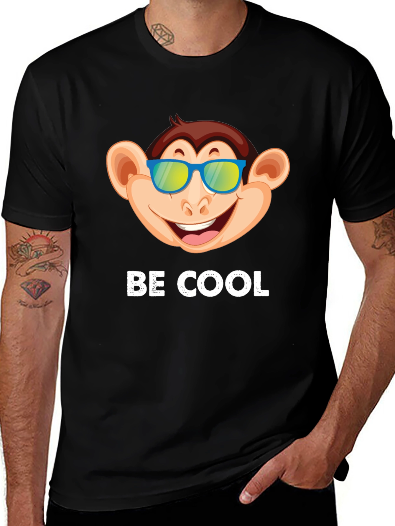Variant 9 of Cool Monkey Graphic Tee