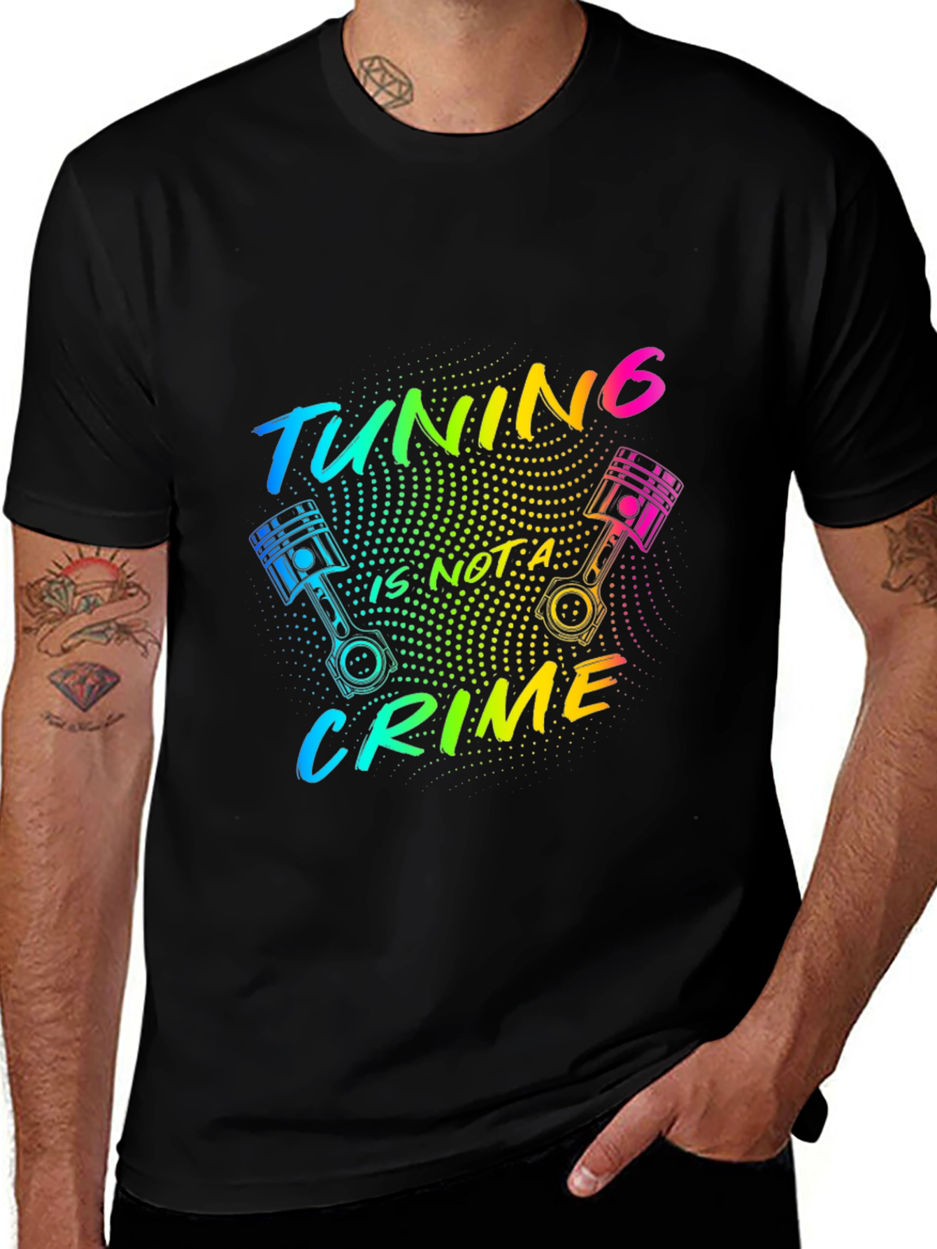 Tuning Is Not A Crime Graphic Tee