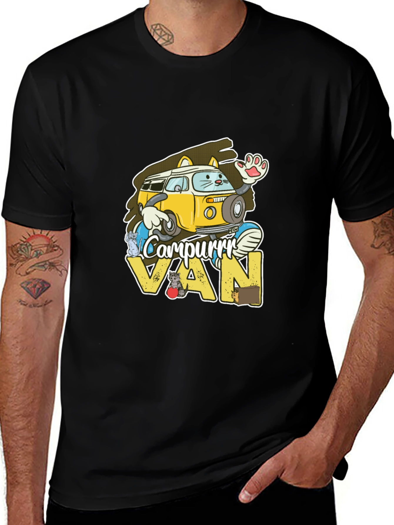 Variant 20 of Campurr Van Graphic Tee