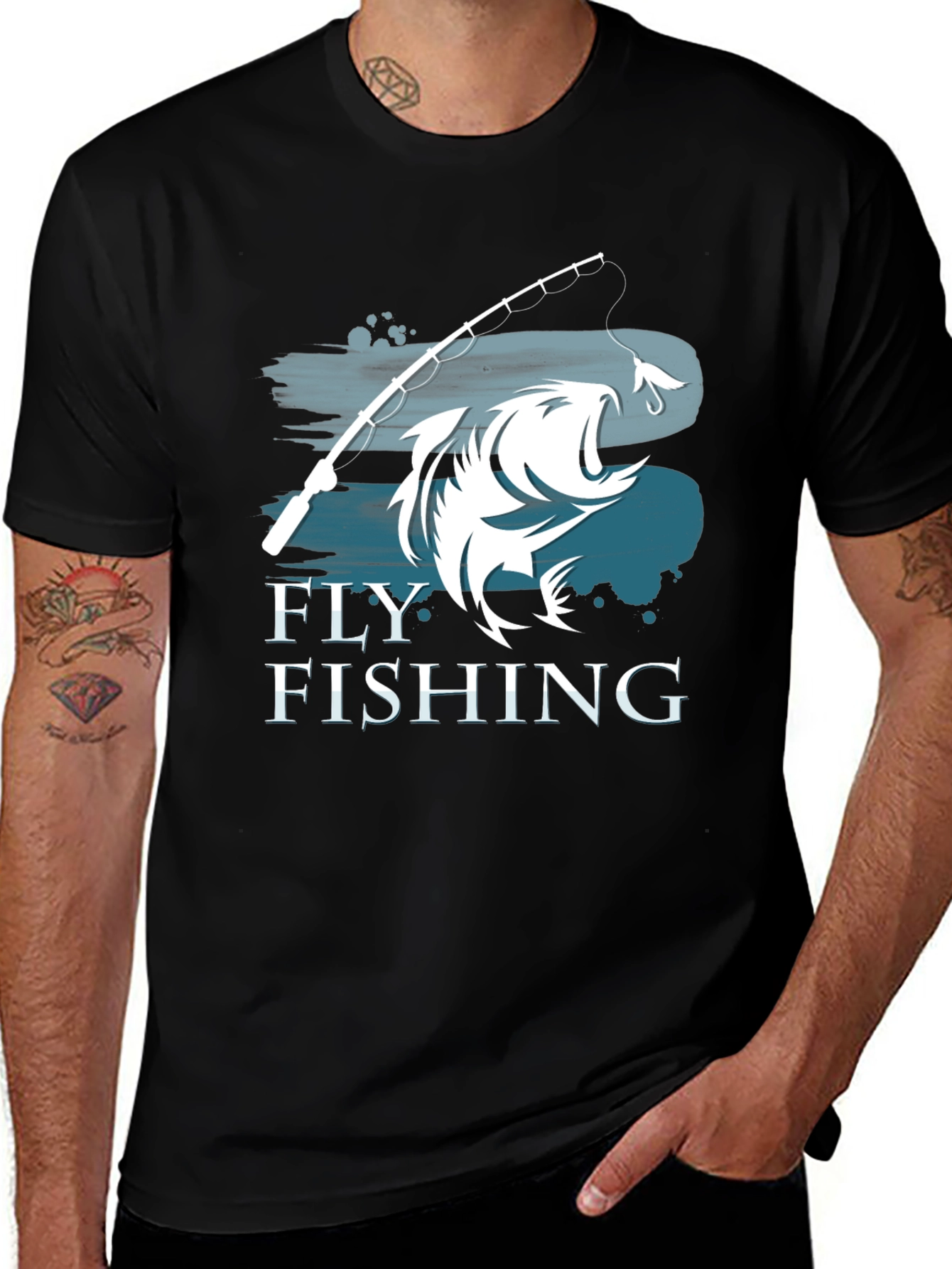 Fly Fishing Graphic T-Shirt - Angler's Tee