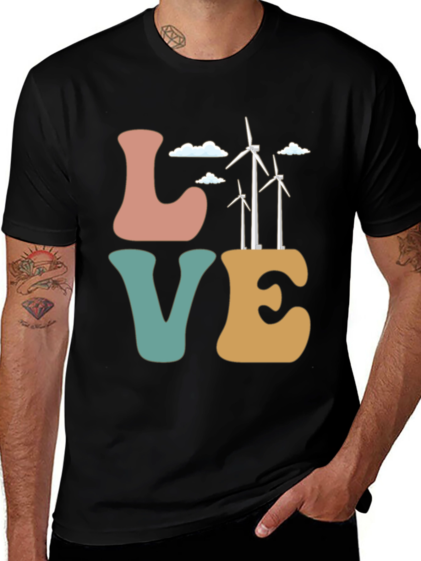 Variant 23 of Love Windmill Graphic T-Shirt