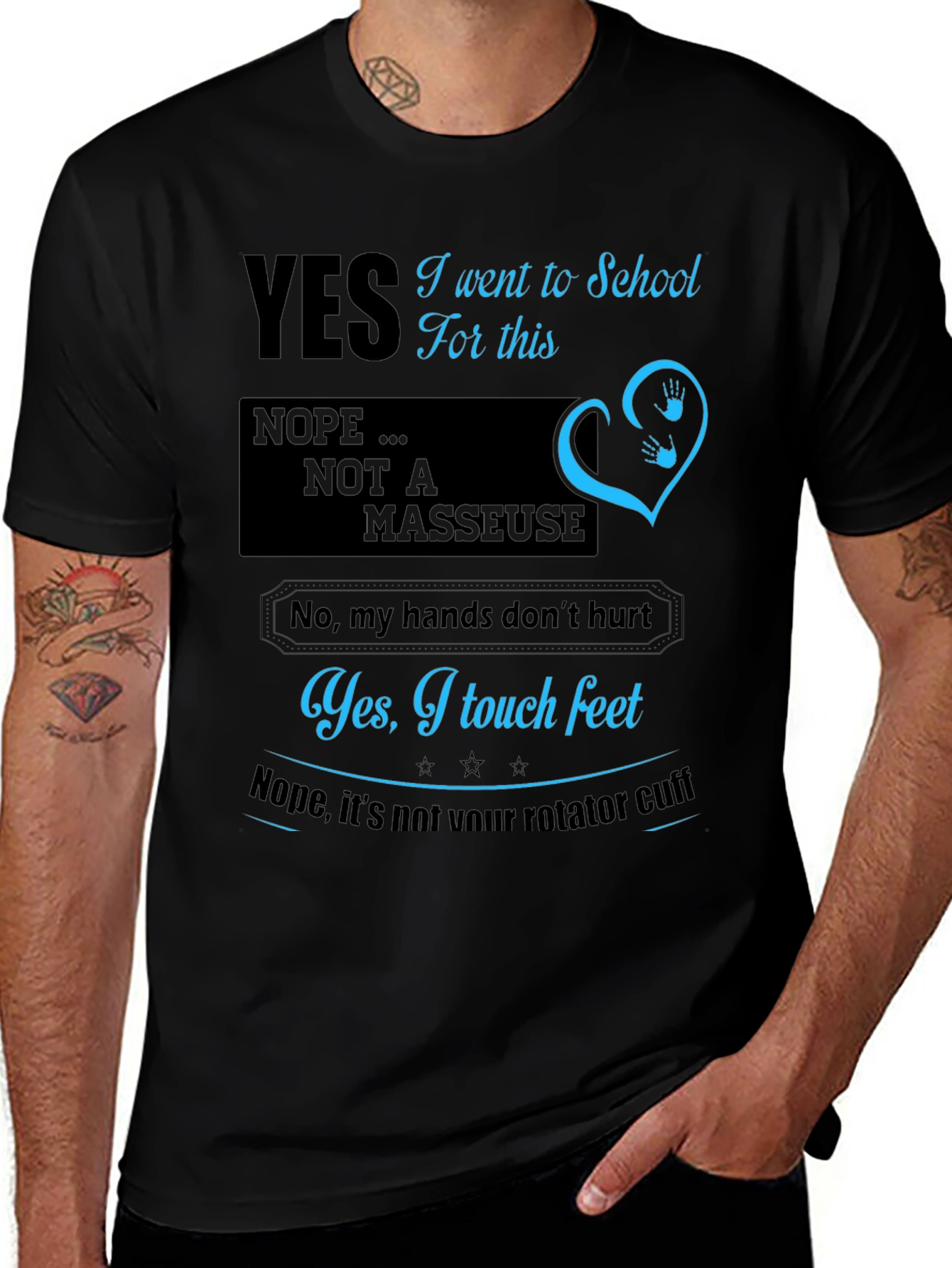 Variant 9 of Funny Massage Therapist T-Shirt