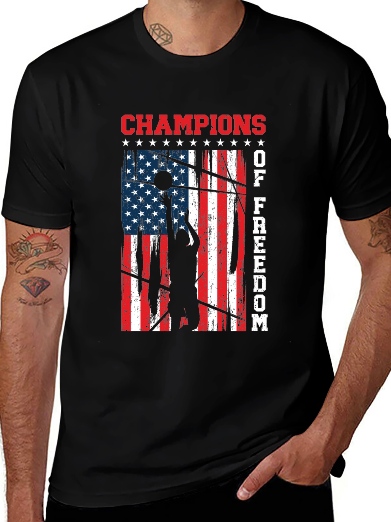 Variant 20 of Champions of Freedom Patriotic T-Shirt