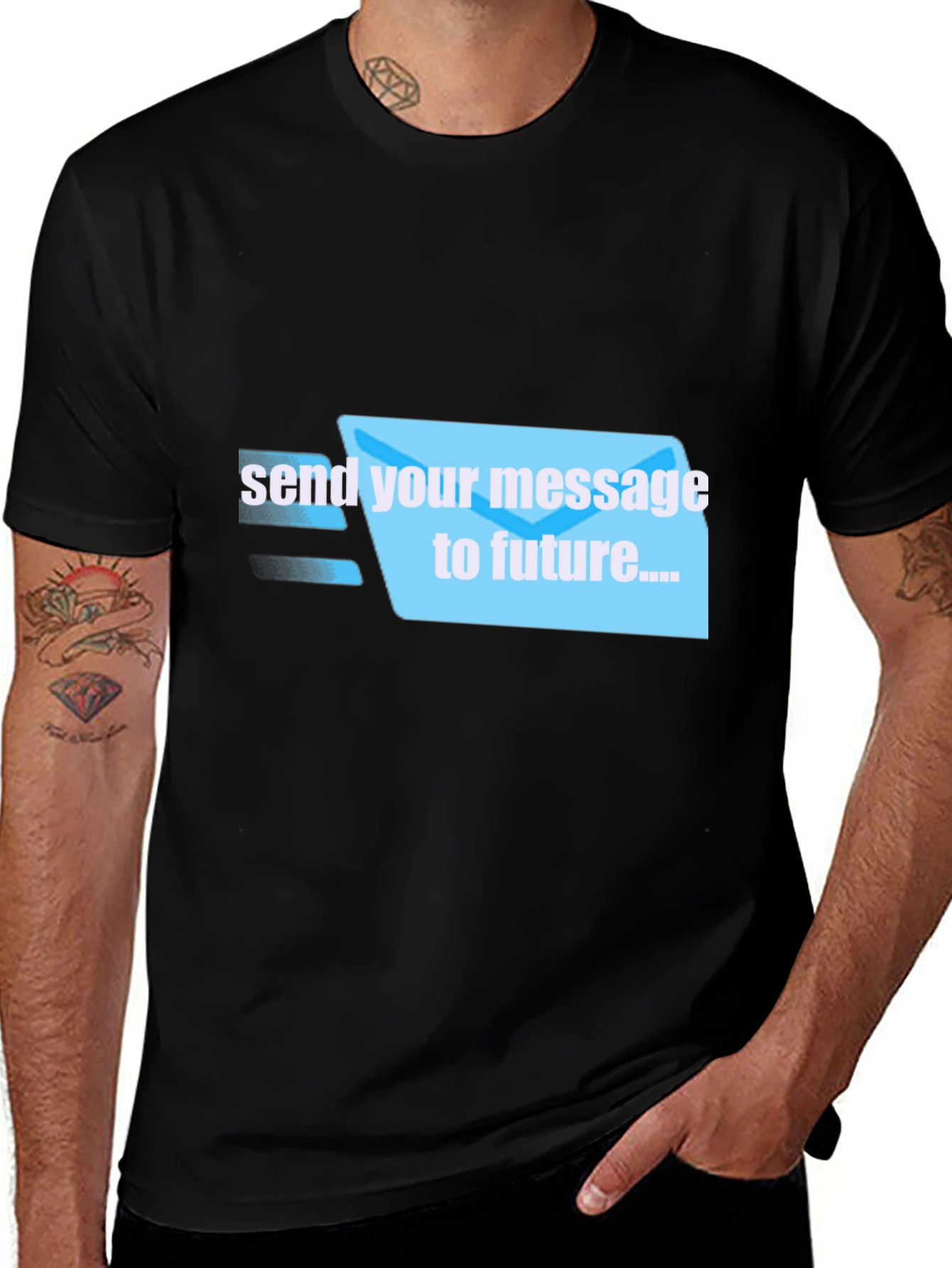 Variant 12 of Send Your Message to Future Graphic Tee