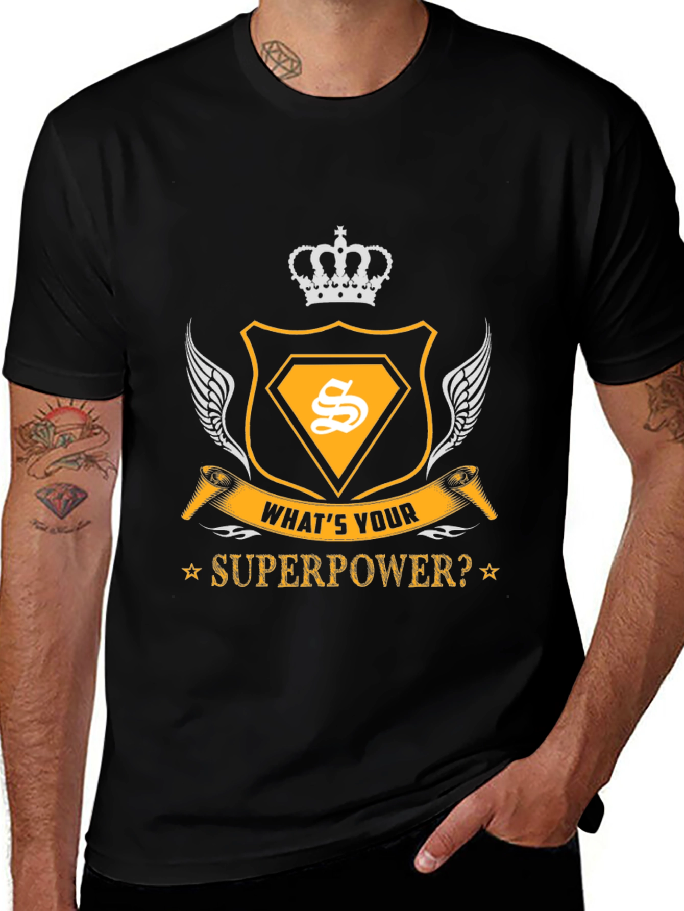 What's Your Superpower T-Shirt - Graphic Tee