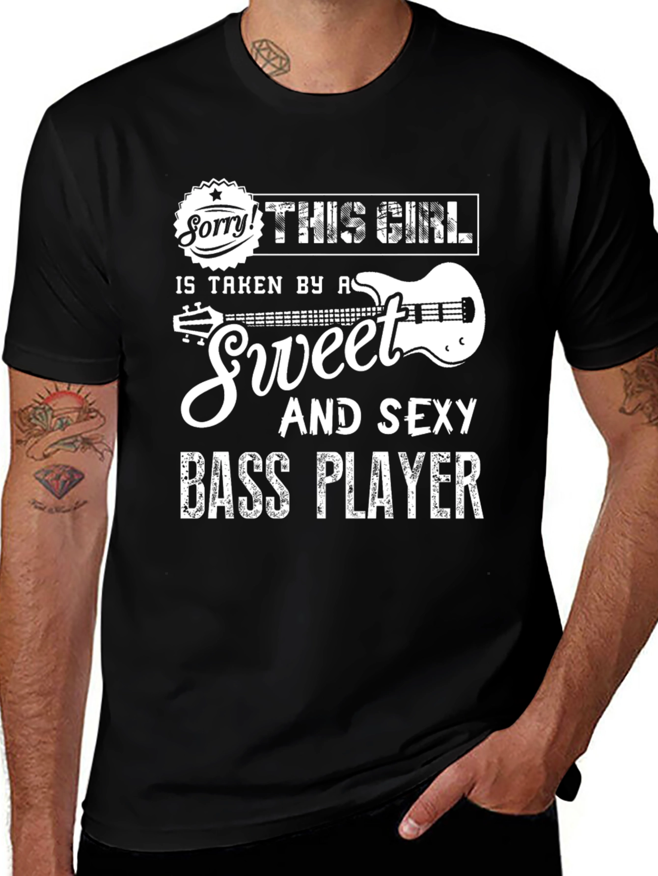 This Girl is Taken by a Bass Player T-Shirt