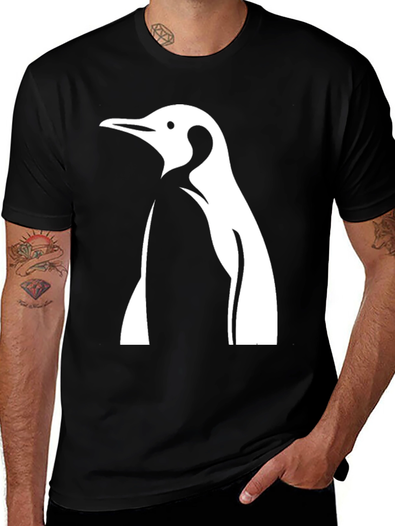 Variant 21 of Penguin Graphic T-Shirt - Cool, Casual Tee
