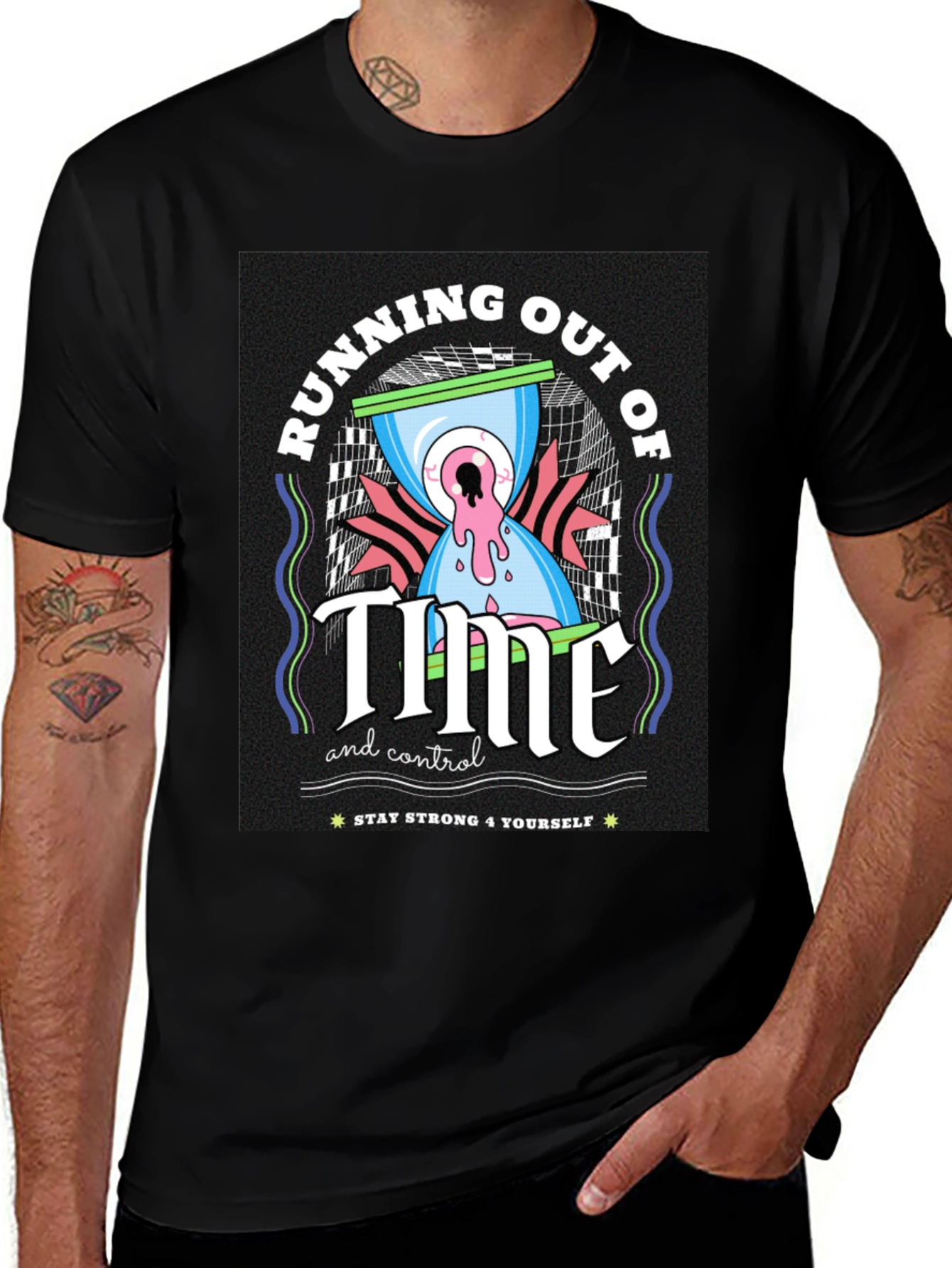Variant 5 of Running Out of Time Graphic T-Shirt