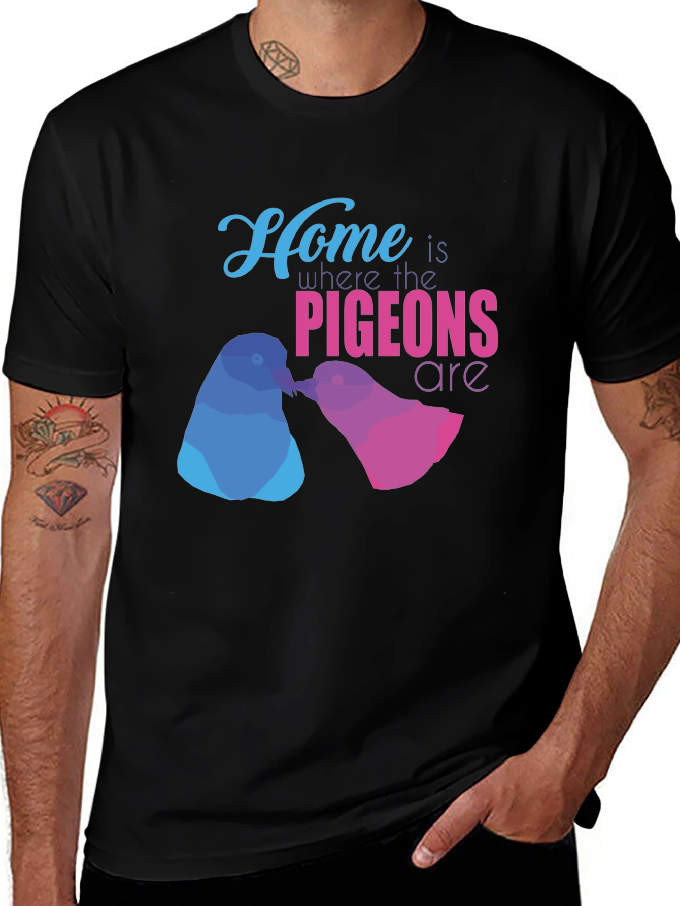 Variant 17 of Home is where the Pigeons are T-Shirt