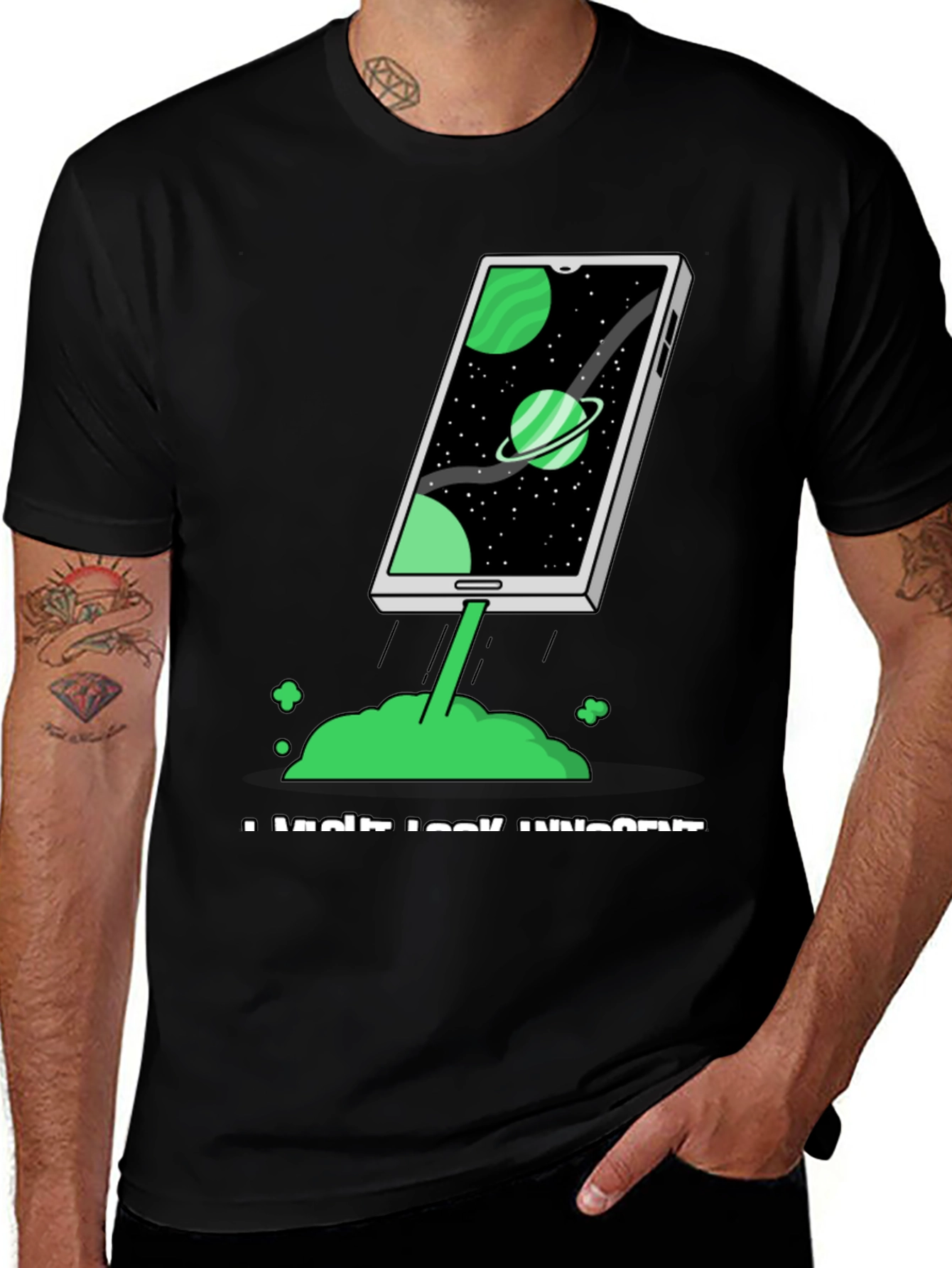 Variant 4 of Space Phone T-Shirt - Launch into Style
