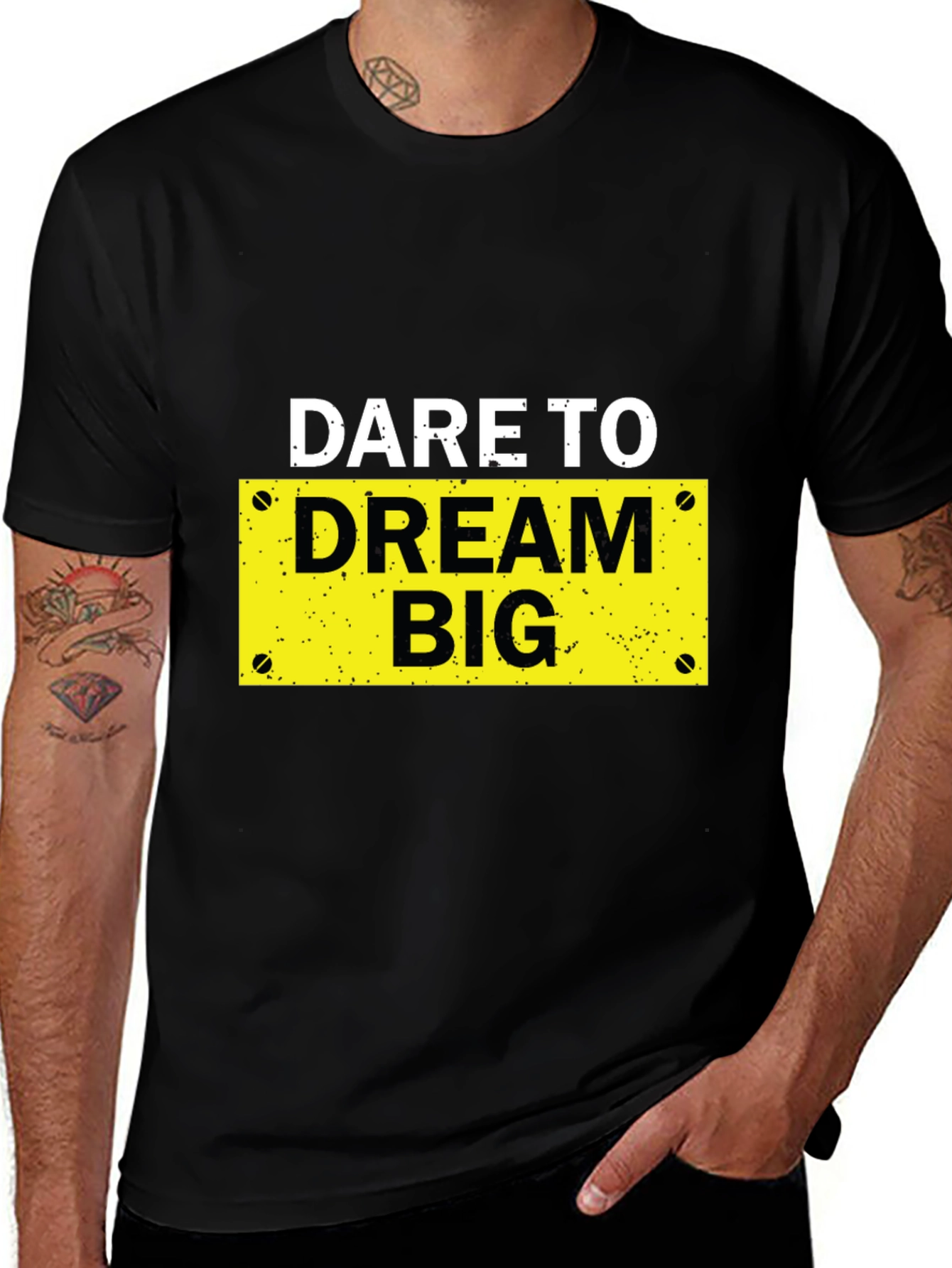 Dare to Dream Big Graphic Tee - Motivational T-Shirt